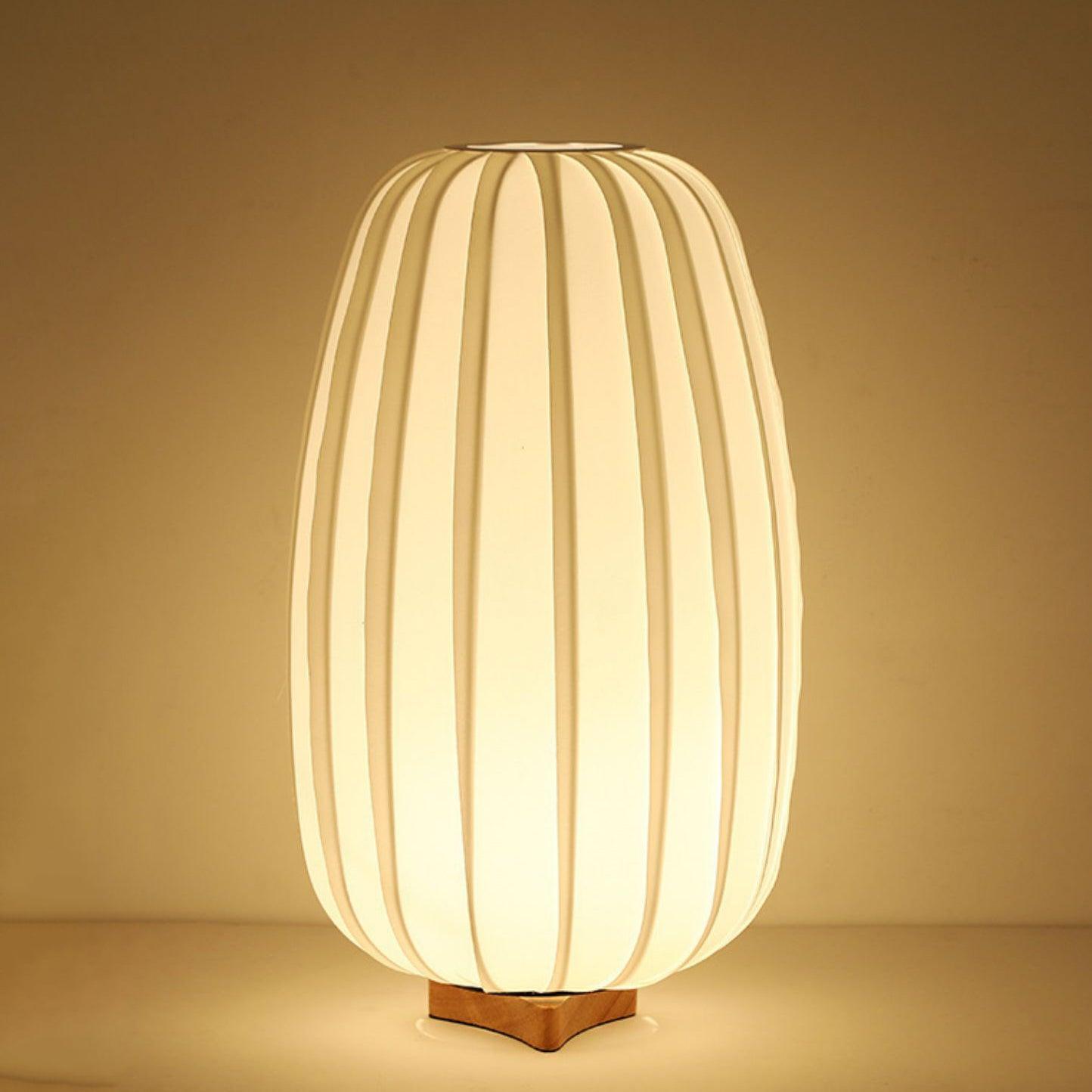 Elenor Fabric Minimalist Table Lamp-Neutral Decor