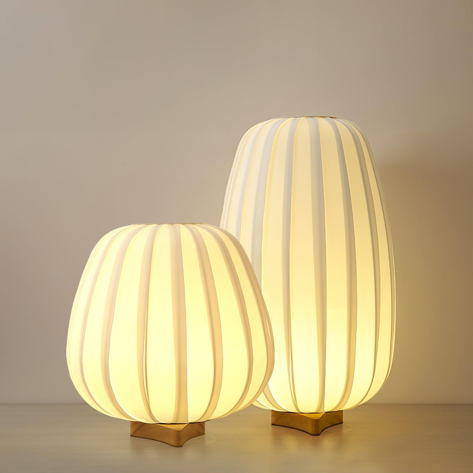 Elenor Fabric Minimalist Table Lamp-Neutral Decor
