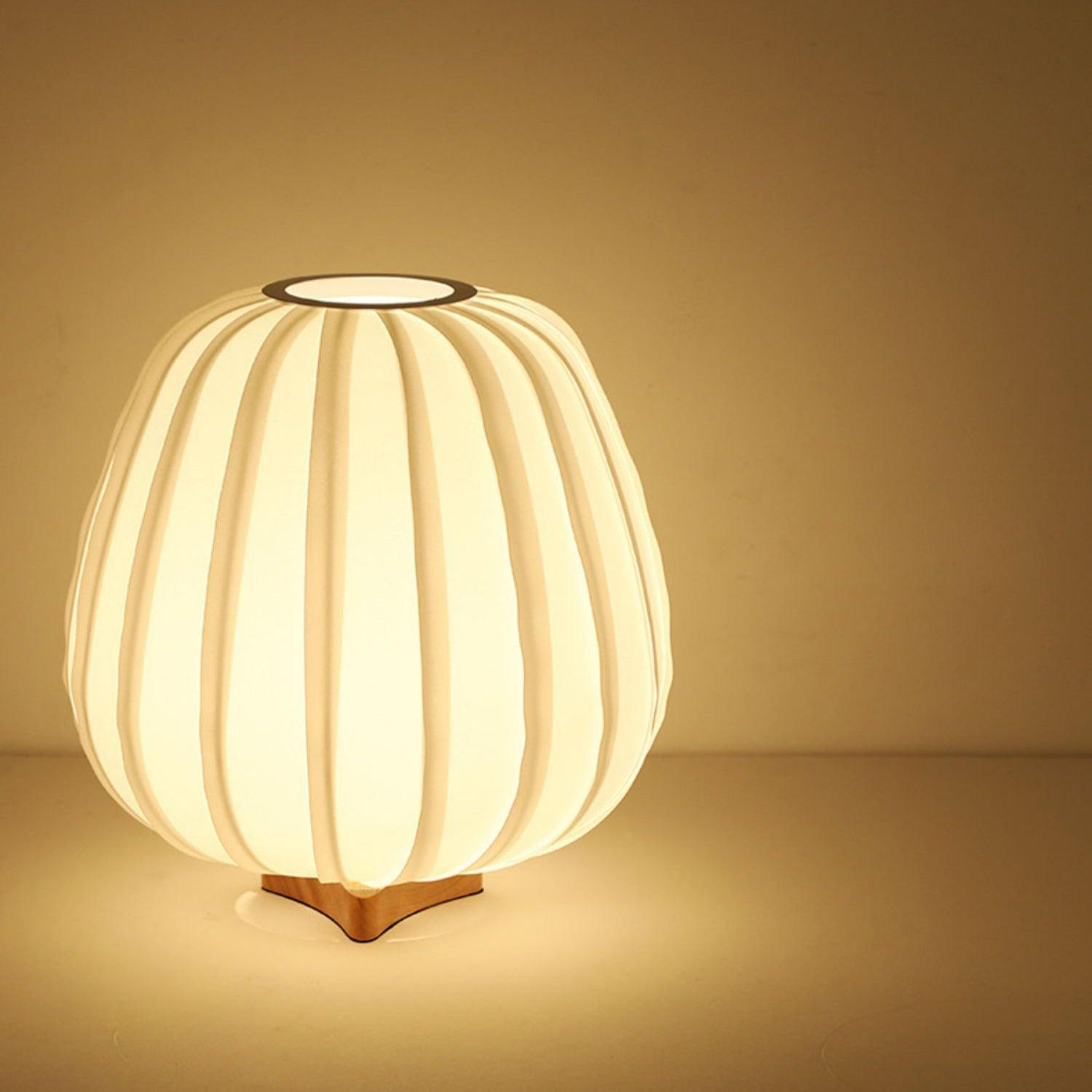 Elenor Fabric Minimalist Table Lamp-Neutral Decor