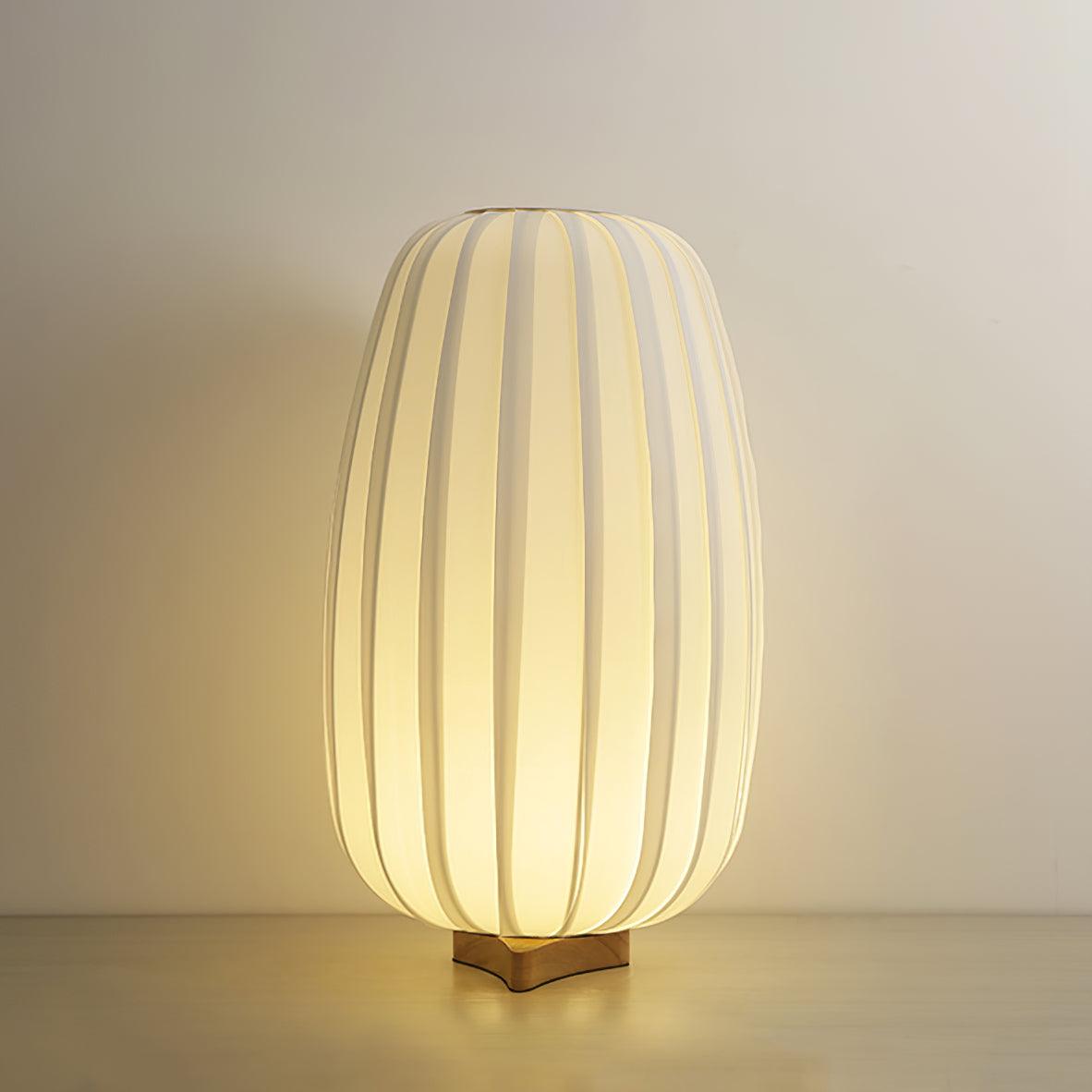 Elenor Fabric Minimalist Table Lamp-Neutral Decor