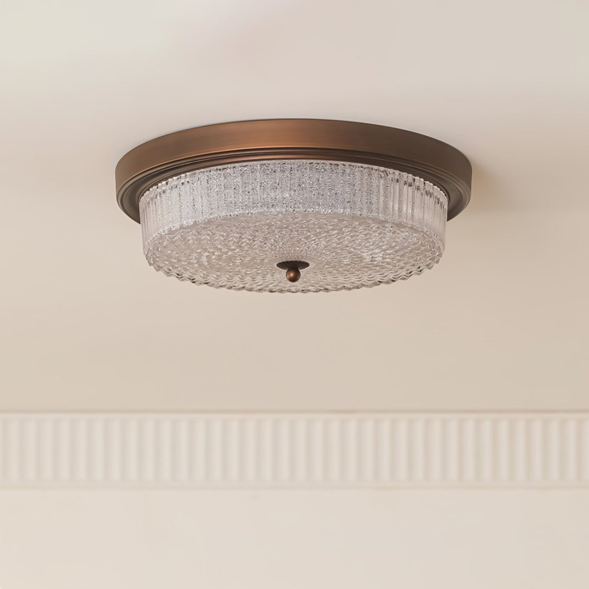 Ilsolen Nordic Art Classic Glass Ceiling Lamp-Neutral Decor