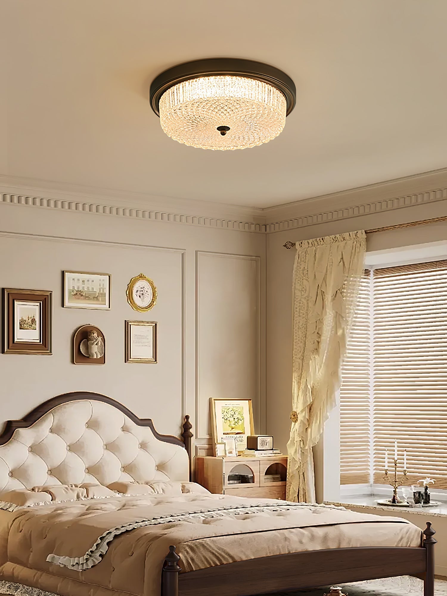 Ilsolen Nordic Art Classic Glass Ceiling Lamp-Neutral Decor