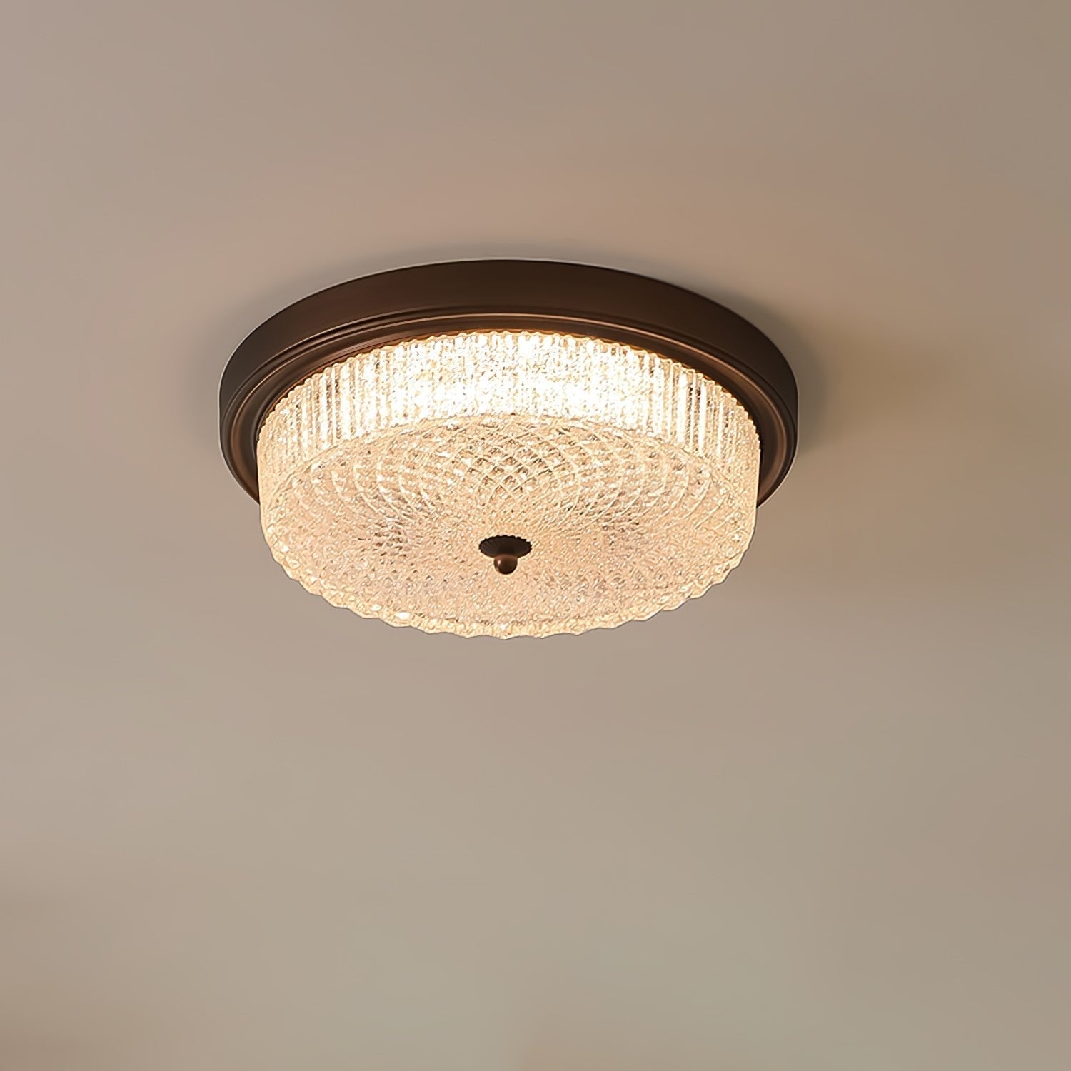 Ilsolen Nordic Art Classic Glass Ceiling Lamp-Neutral Decor