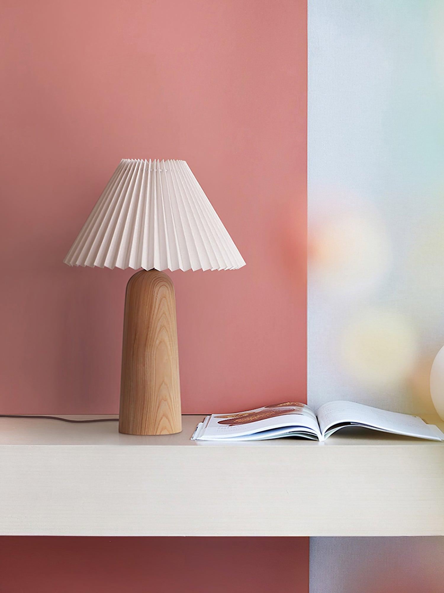 Tomino Minimalist Wood Table Lamp-Neutral Decor