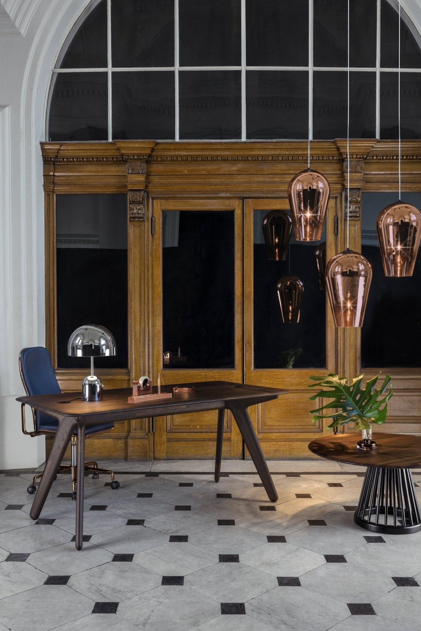 Adler Modern Glass Pendant light-Neutral Decor