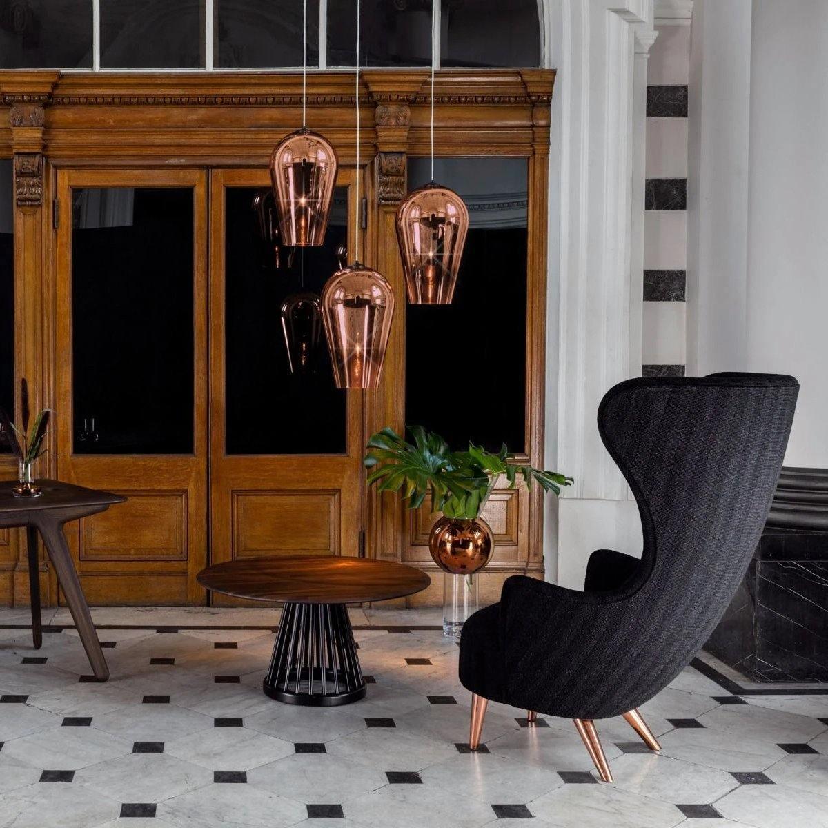 Adler Modern Glass Pendant light-Neutral Decor