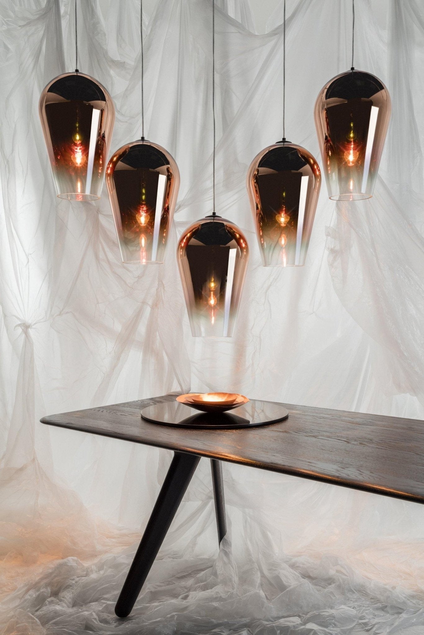 Adler Modern Glass Pendant light-Neutral Decor