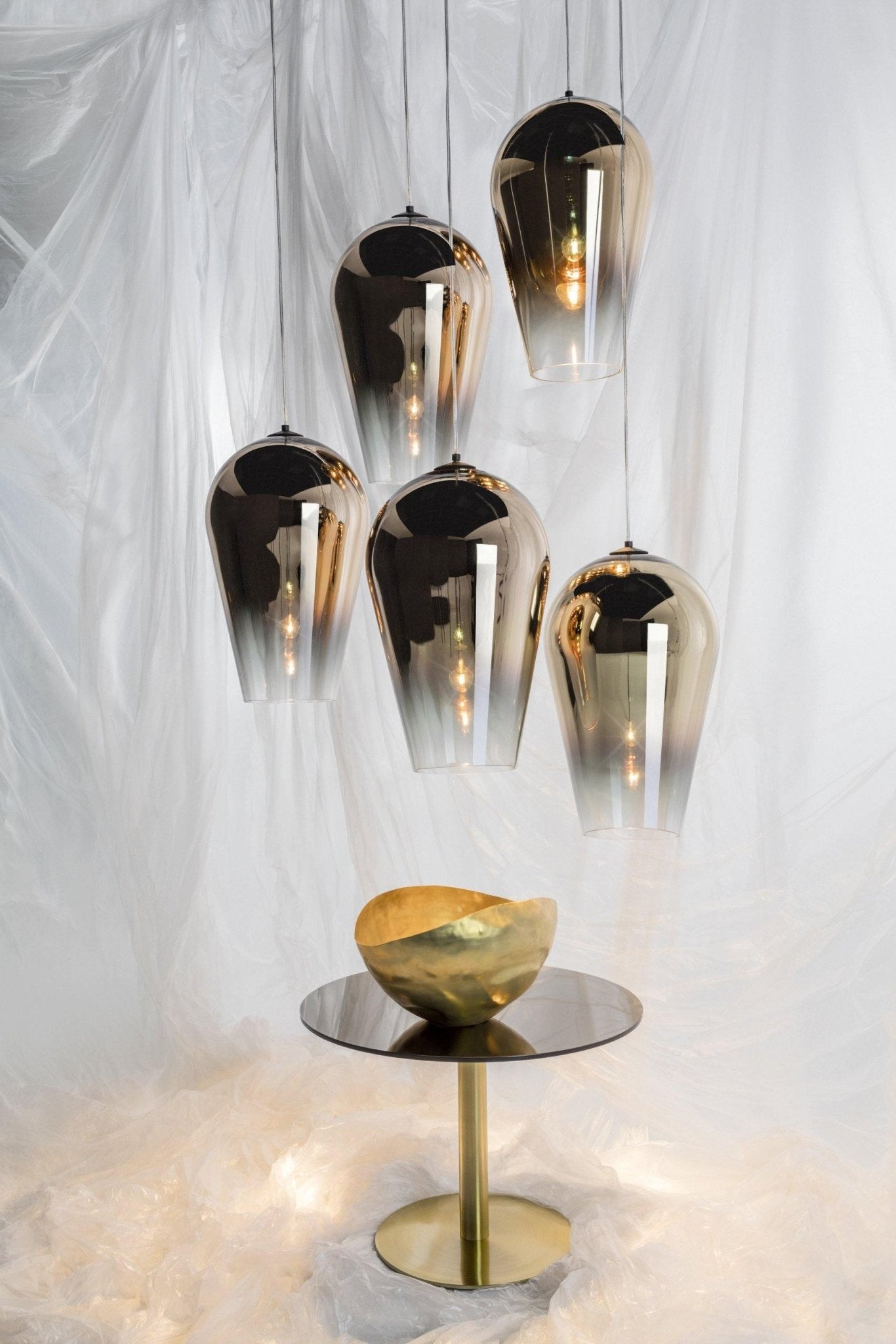 Adler Modern Glass Pendant light-Neutral Decor