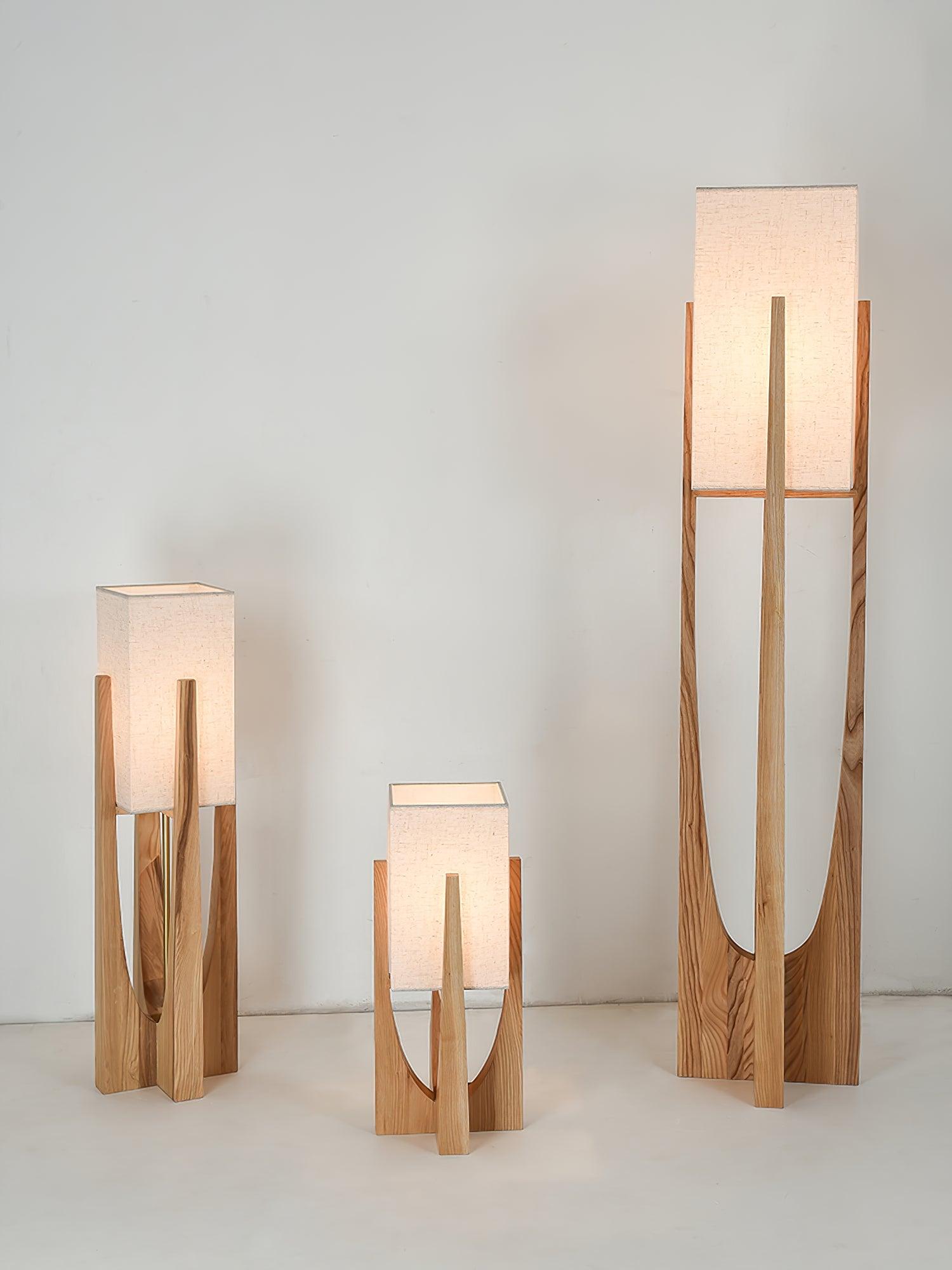 Tirixy Floor Lamp Wood Modern-Neutral Decor
