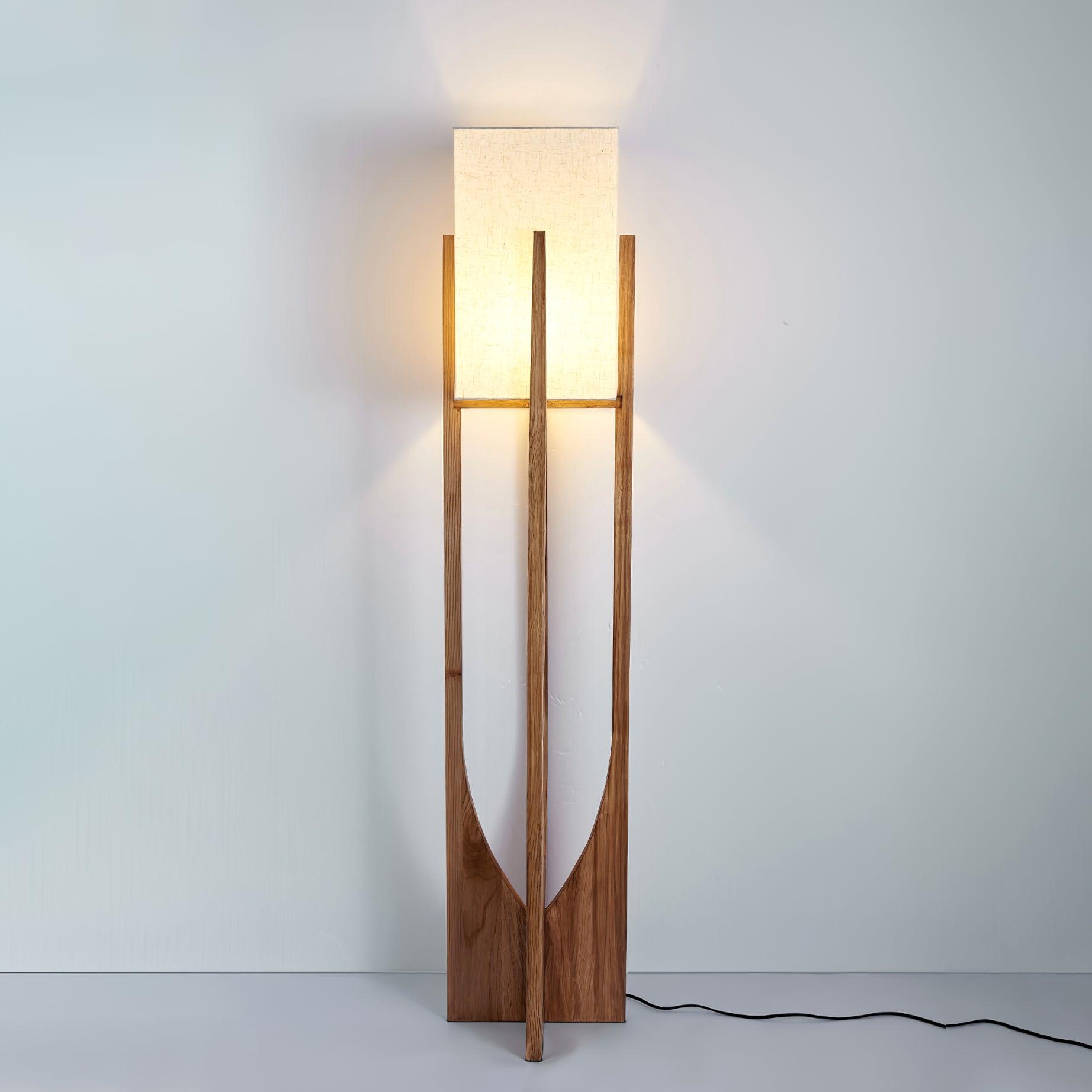 Tirixy Floor Lamp Wood Modern-Neutral Decor