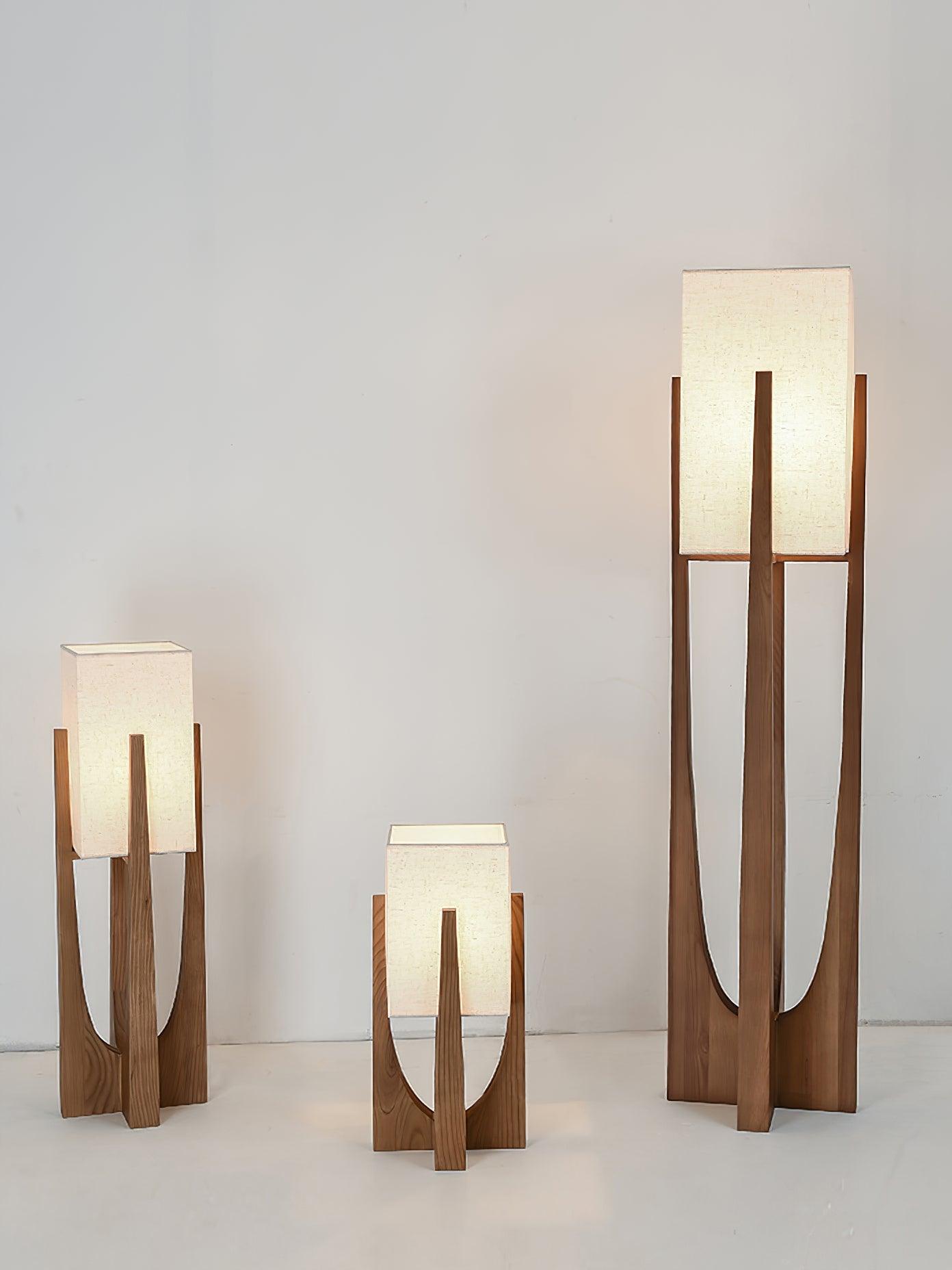 Tirixy Floor Lamp Wood Modern-Neutral Decor