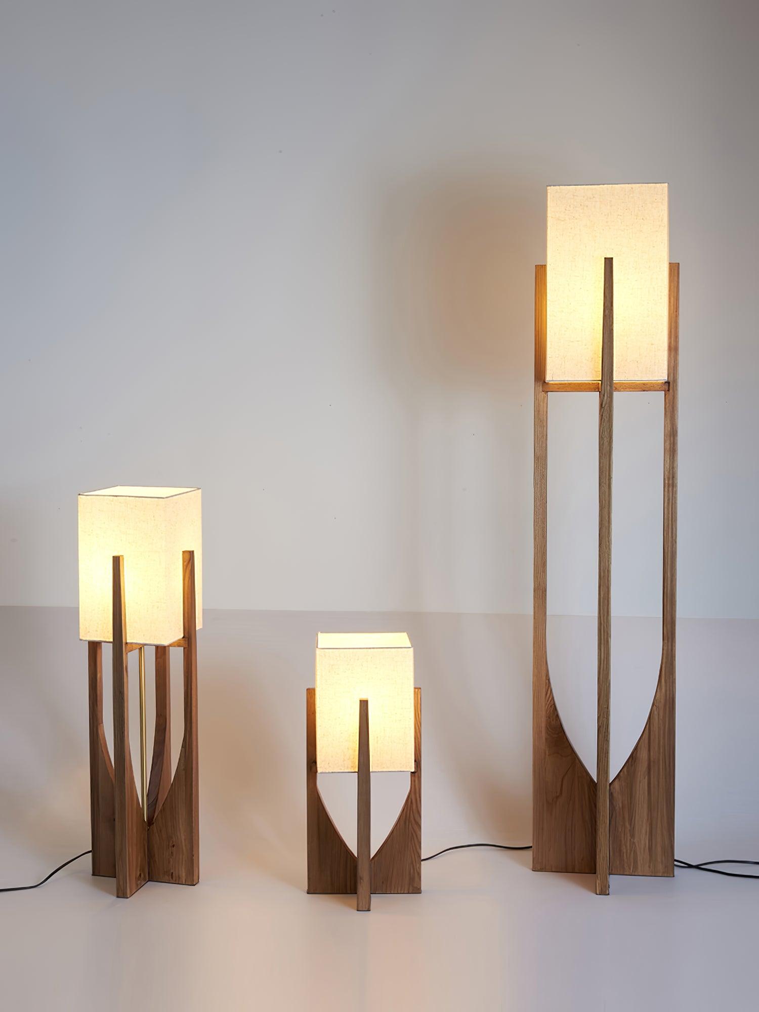 Tirixy Floor Lamp Wood Modern-Neutral Decor