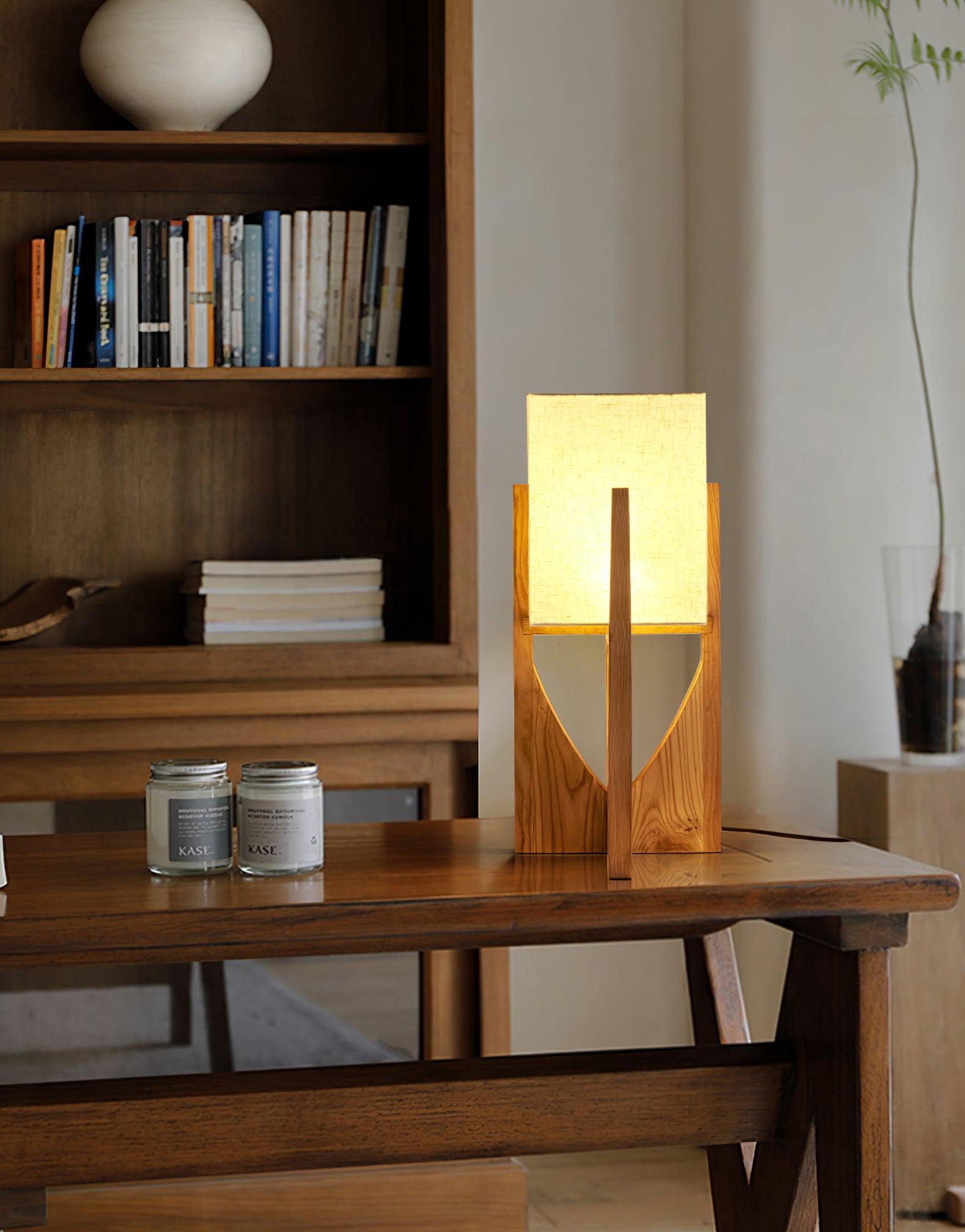 Tirixy Floor Lamp Wood Modern-Neutral Decor