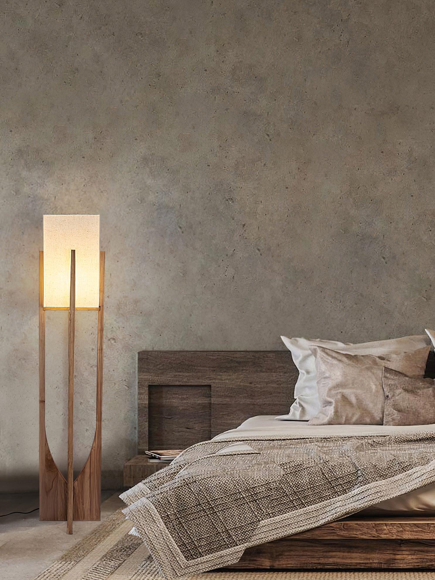 Tirixy Floor Lamp Wood Modern-Neutral Decor