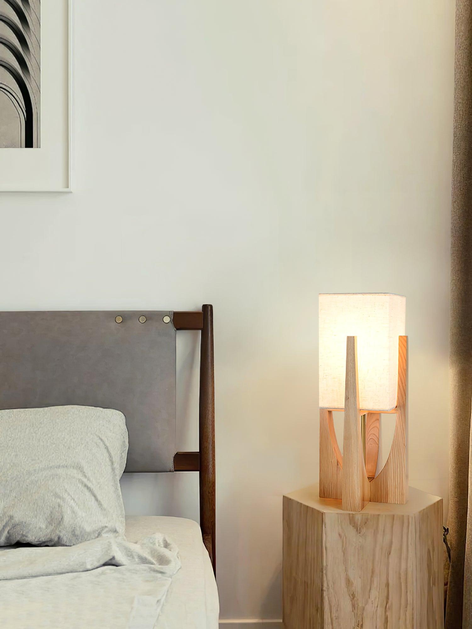 Tirixy Floor Lamp Wood Modern-Neutral Decor