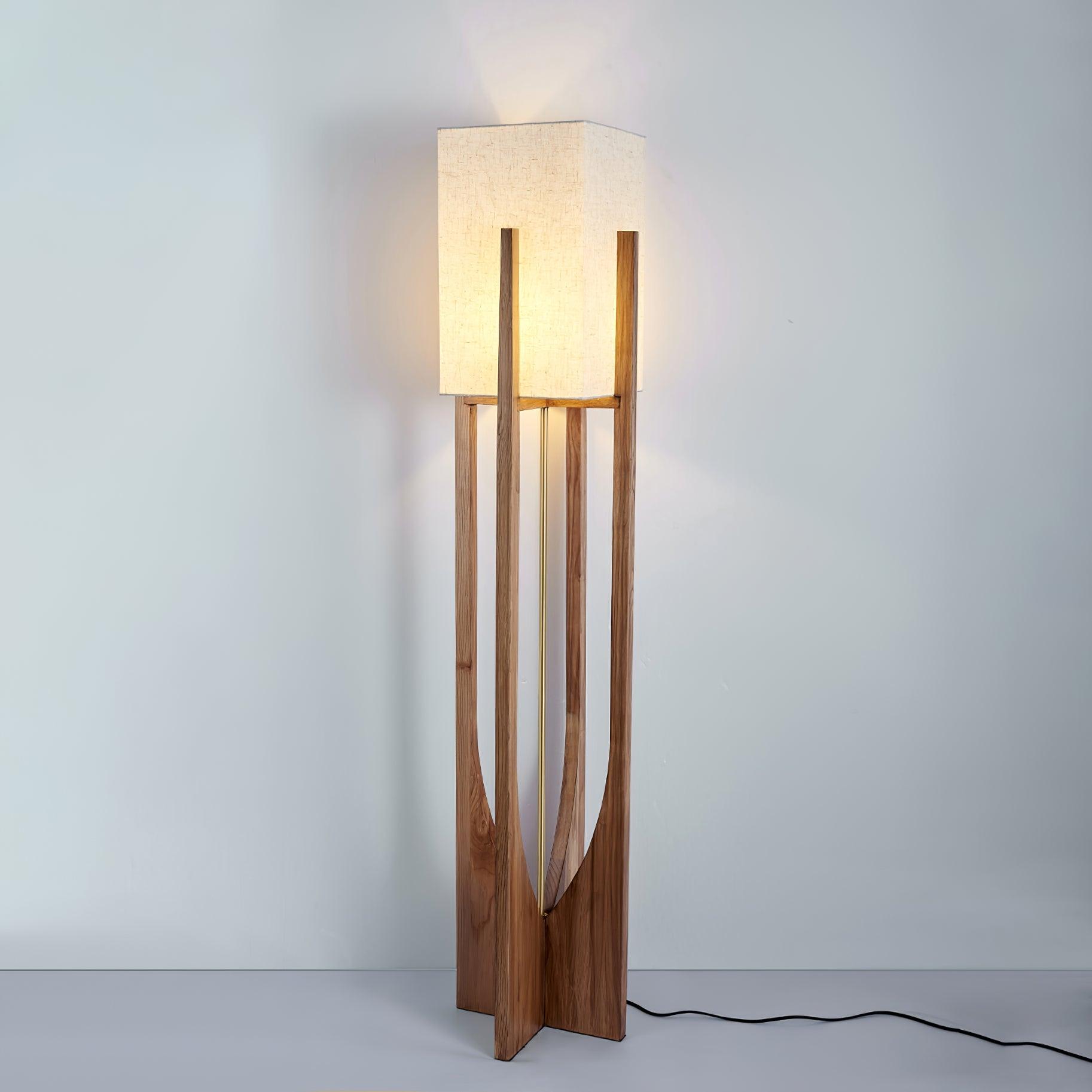 Tirixy Floor Lamp Wood Modern-Neutral Decor