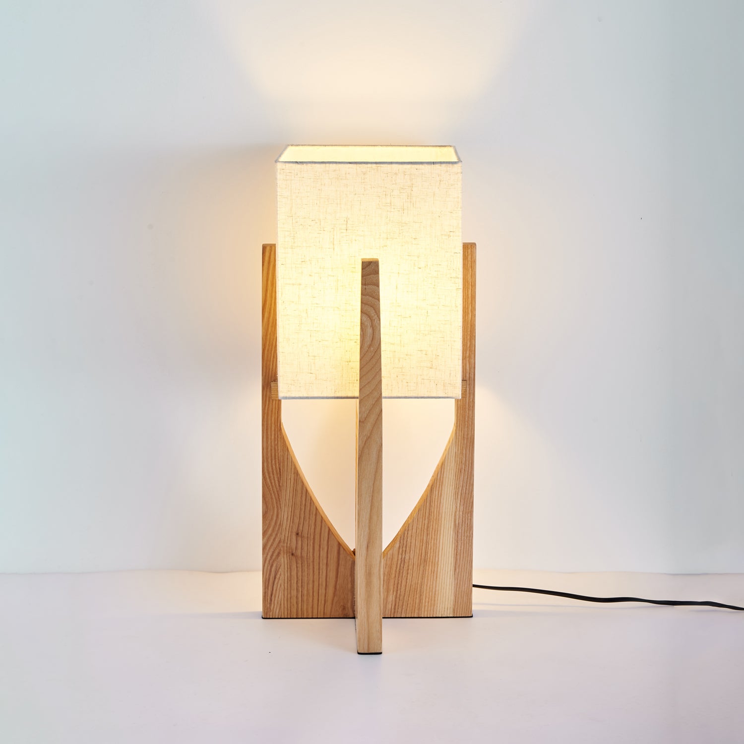 Tirixy Floor Lamp Wood Modern-Neutral Decor