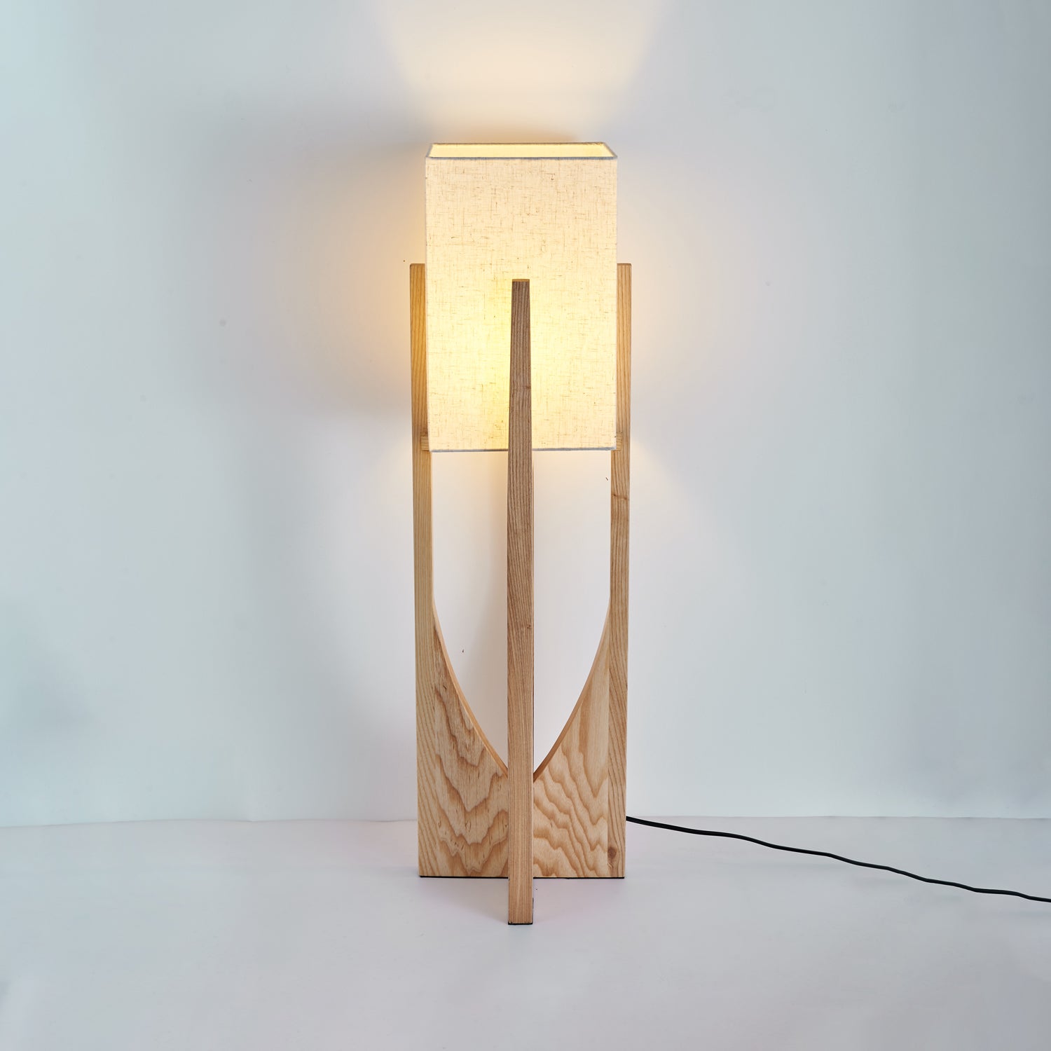 Tirixy Floor Lamp Wood Modern-Neutral Decor