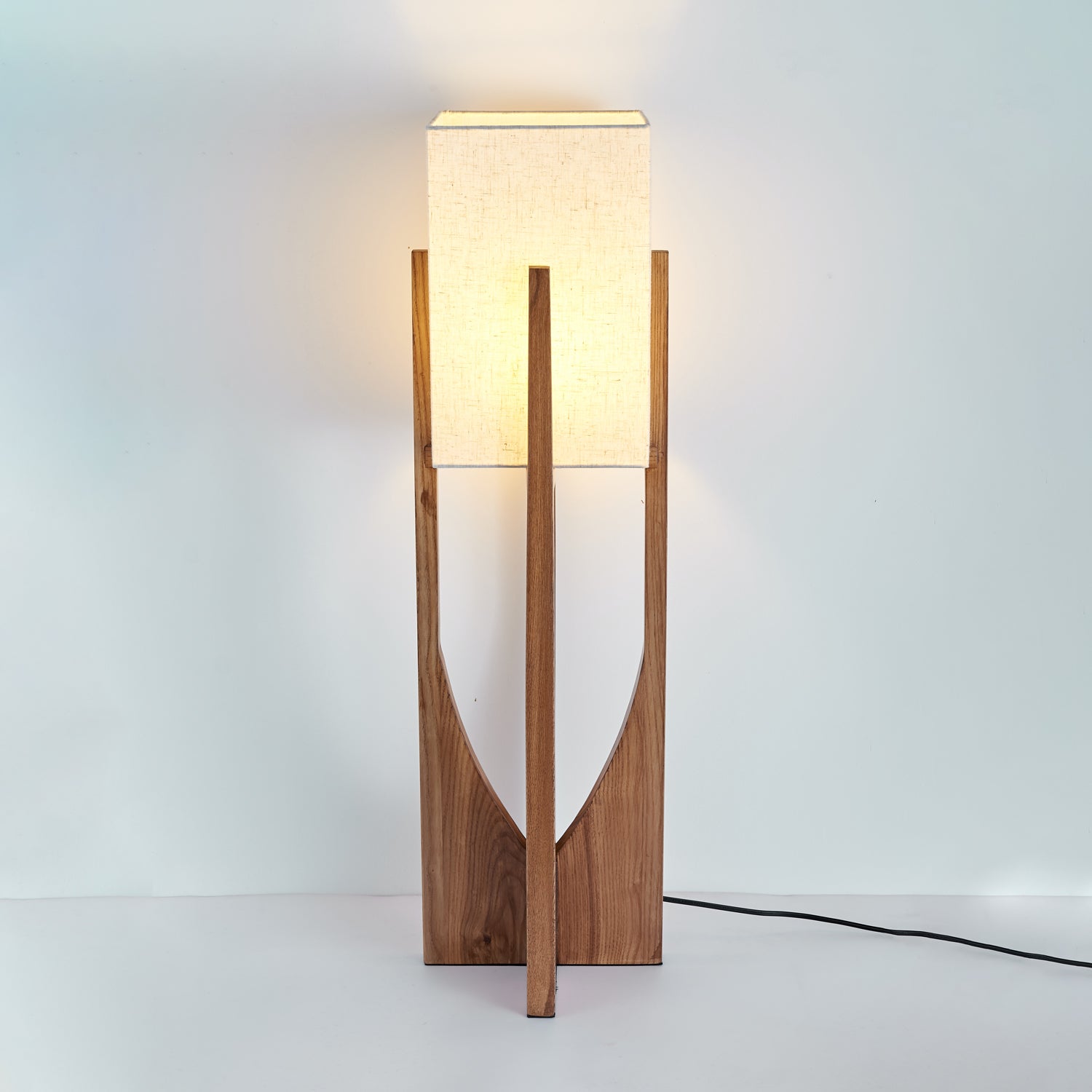 Tirixy Floor Lamp Wood Modern-Neutral Decor
