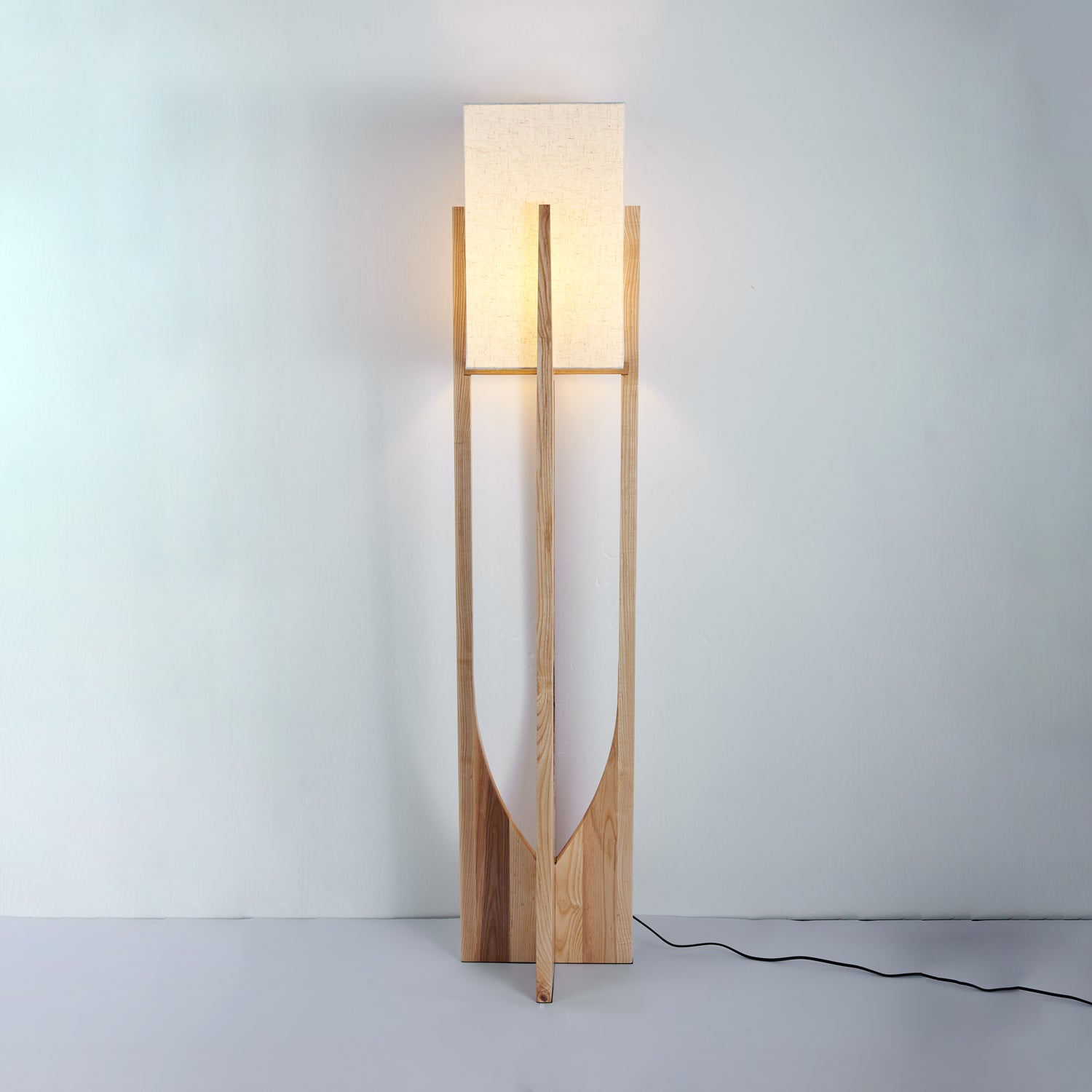 Tirixy Floor Lamp Wood Modern-Neutral Decor