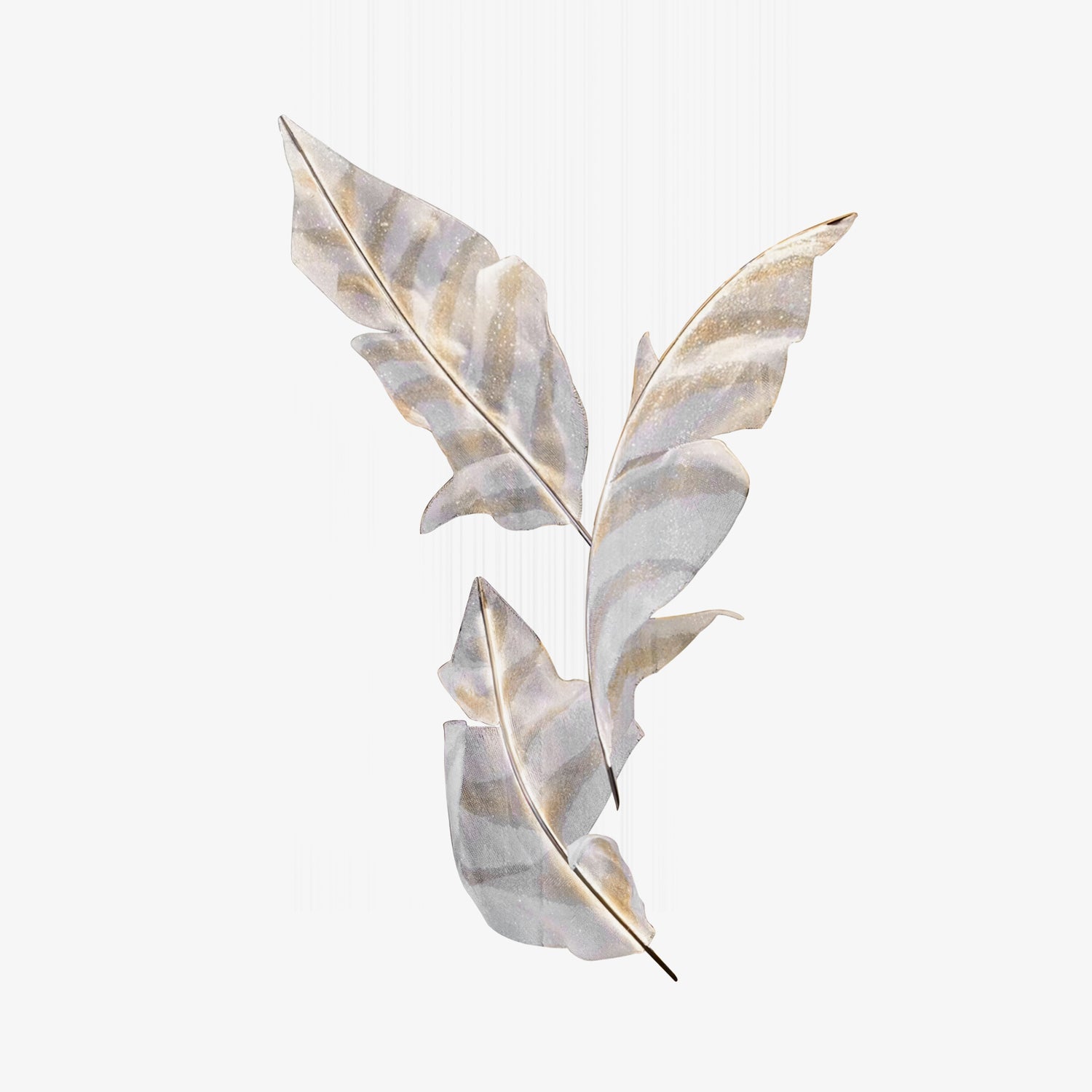 Rocor Individual Creativity Falling Leaves Glass Chandelier-Neutral Decor