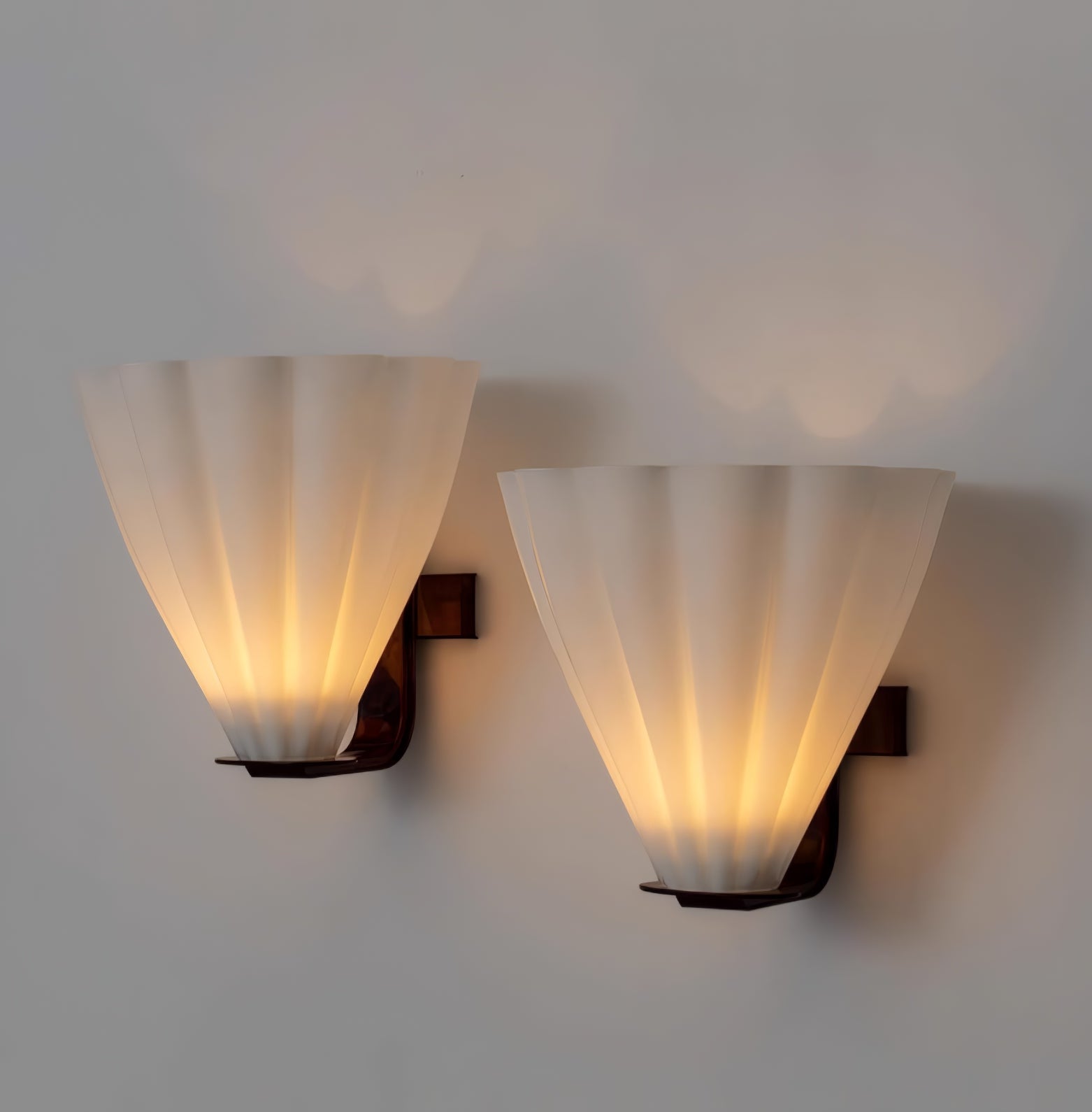 Ixelyn Shaped Glass Wall Sconce-Neutral Decor