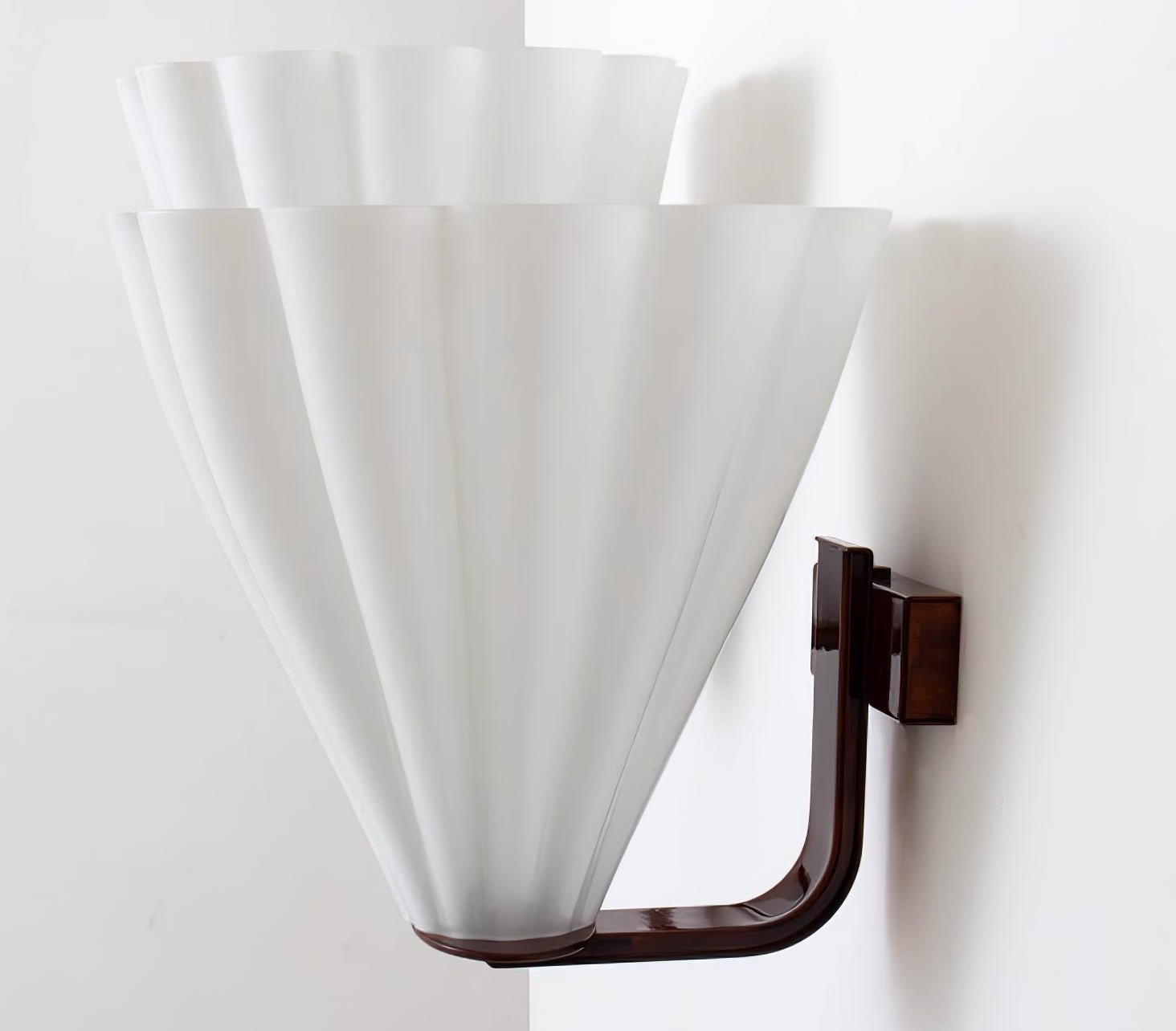 Ixelyn Shaped Glass Wall Sconce-Neutral Decor