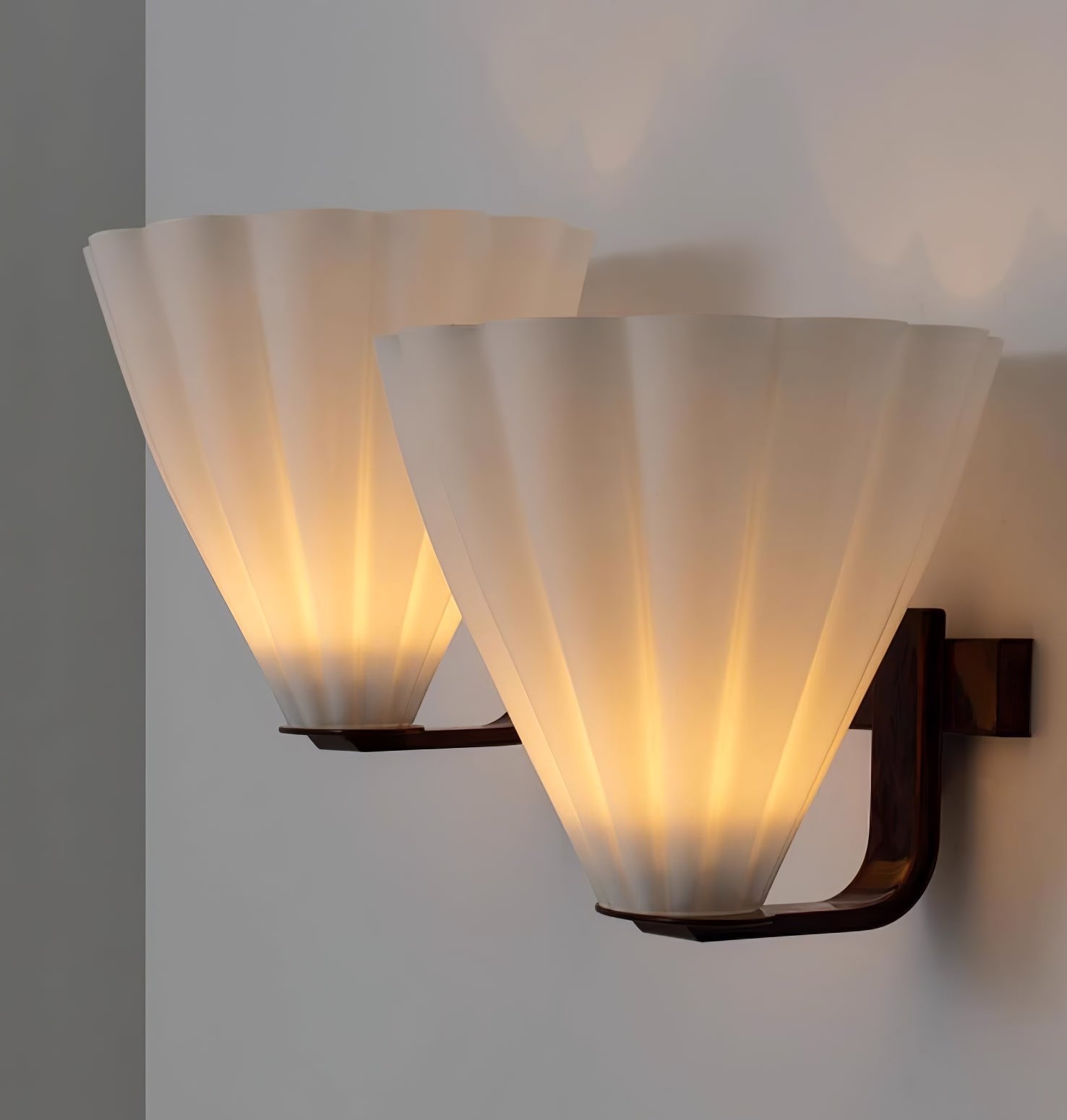 Ixelyn Shaped Glass Wall Sconce-Neutral Decor