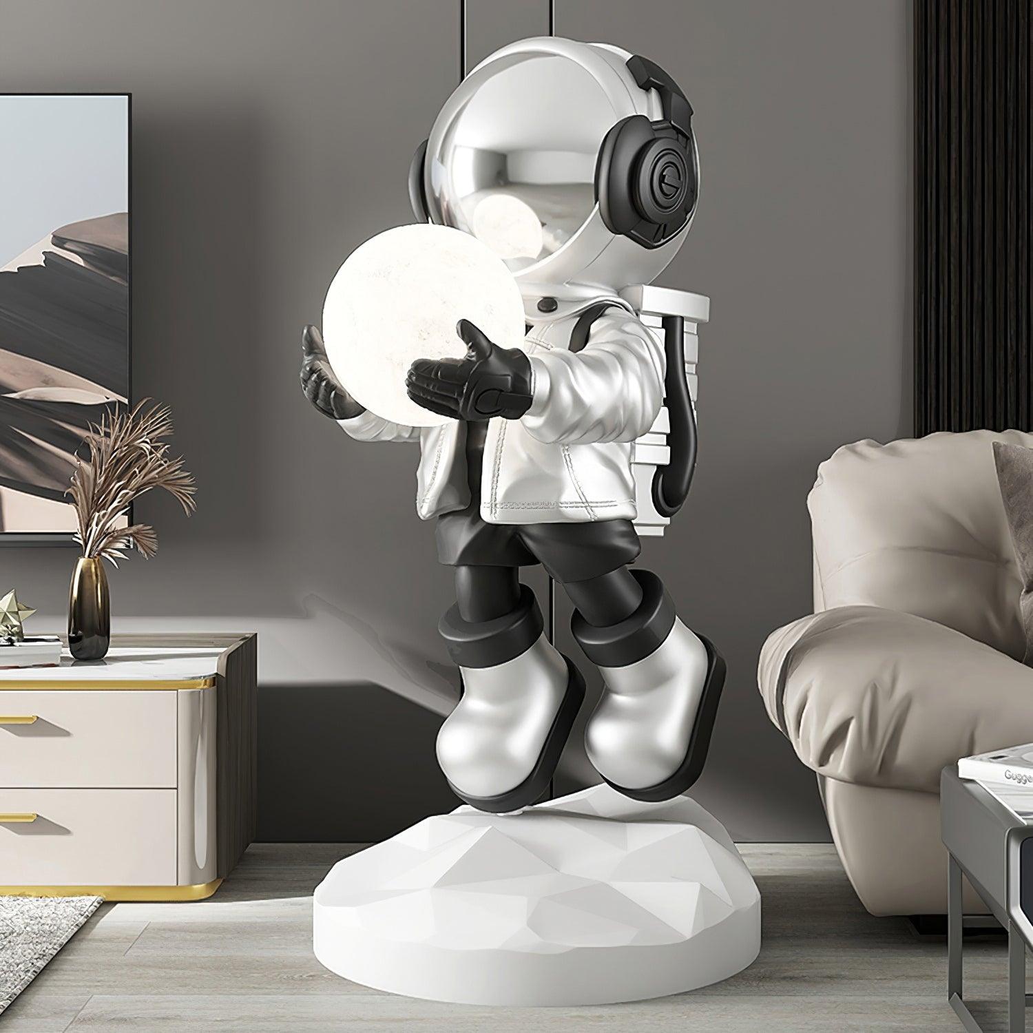Siroxen Chandler Modern Resin Floor Lamp-Neutral Decor