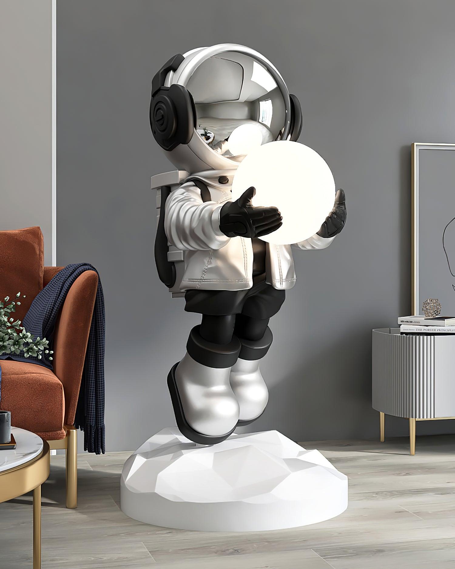 Siroxen Chandler Modern Resin Floor Lamp-Neutral Decor