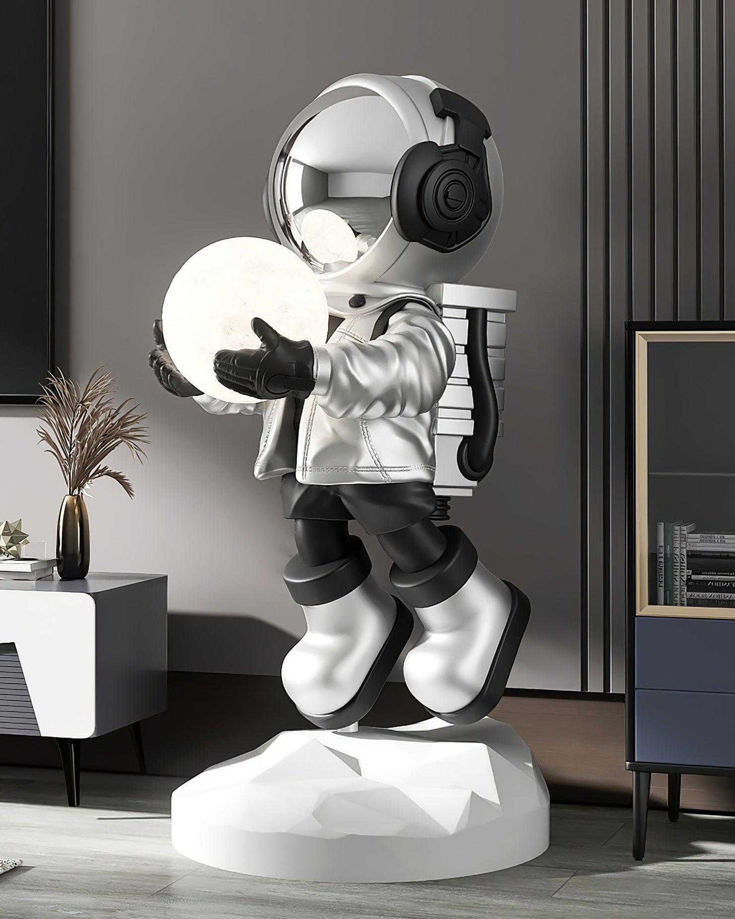 Siroxen Chandler Modern Resin Floor Lamp-Neutral Decor