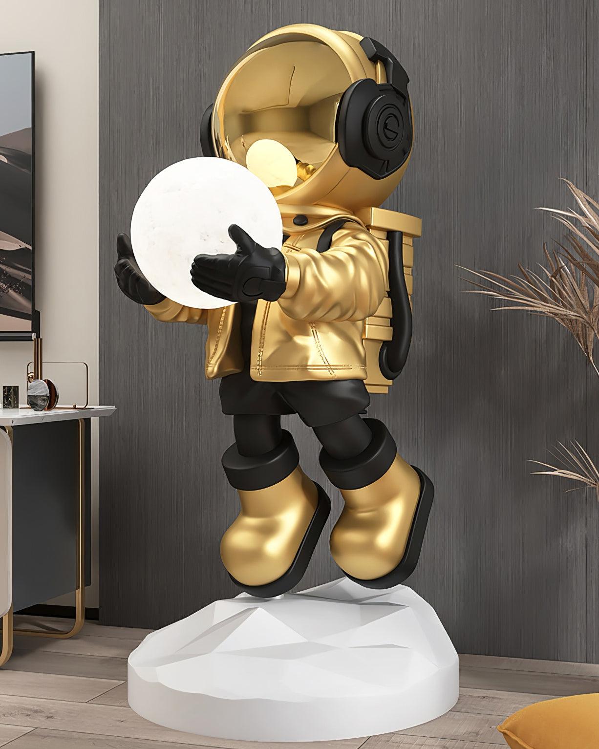 Siroxen Chandler Modern Resin Floor Lamp-Neutral Decor