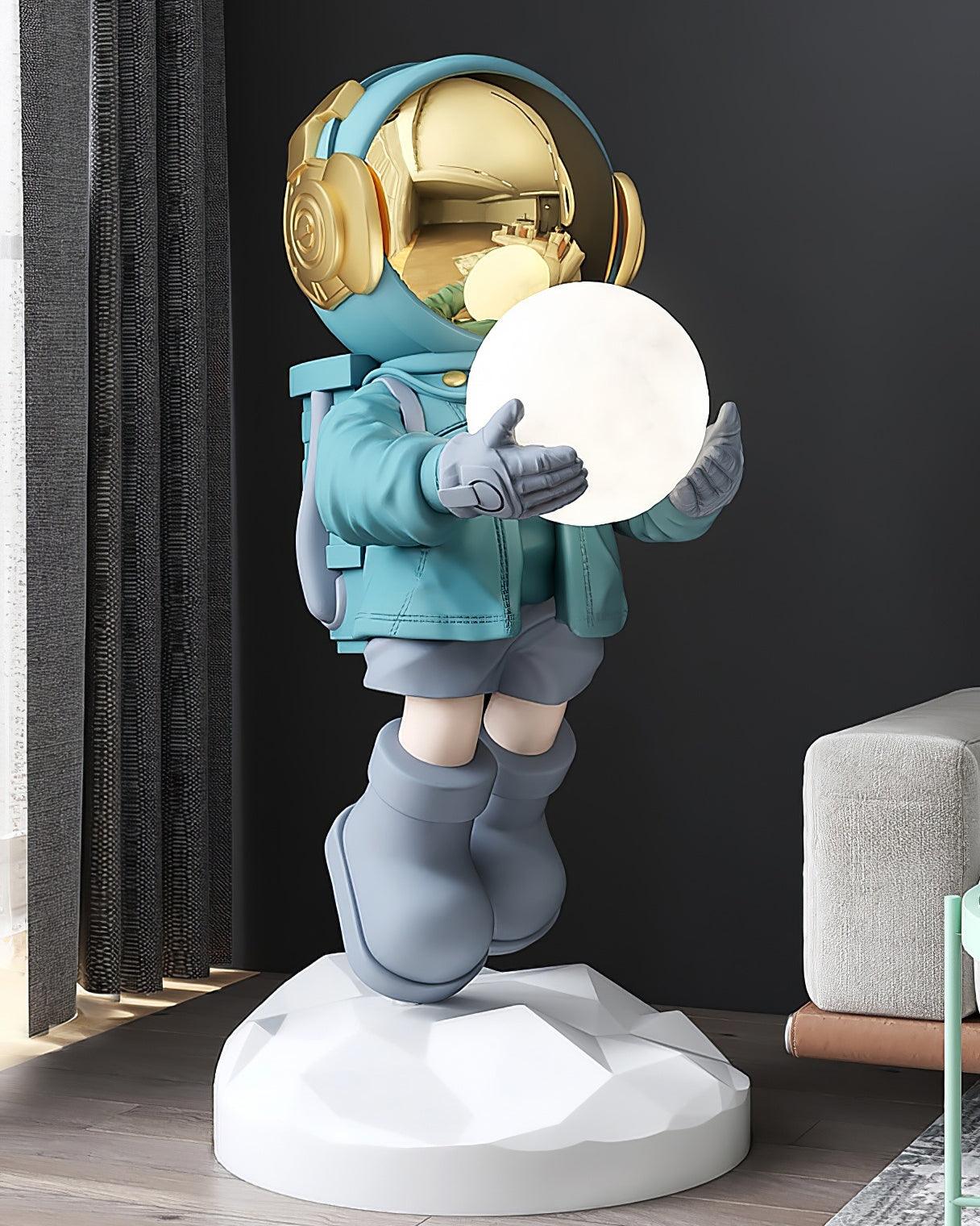 Siroxen Chandler Modern Resin Floor Lamp-Neutral Decor
