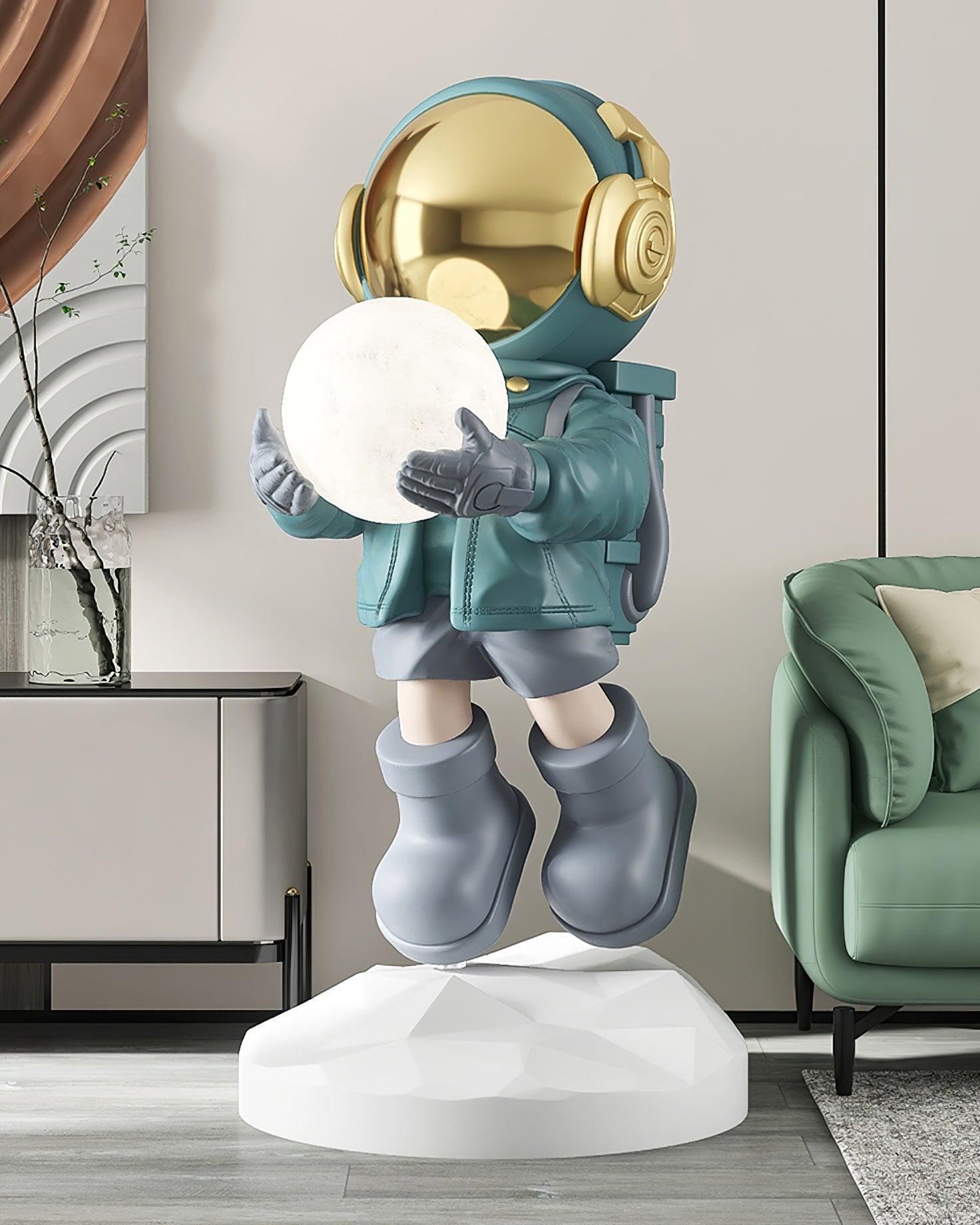 Siroxen Chandler Modern Resin Floor Lamp-Neutral Decor