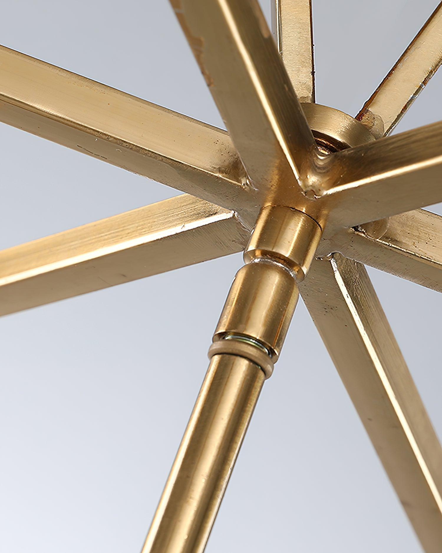 Niroxa Chandelier Gold Lantern Frame-Neutral Decor