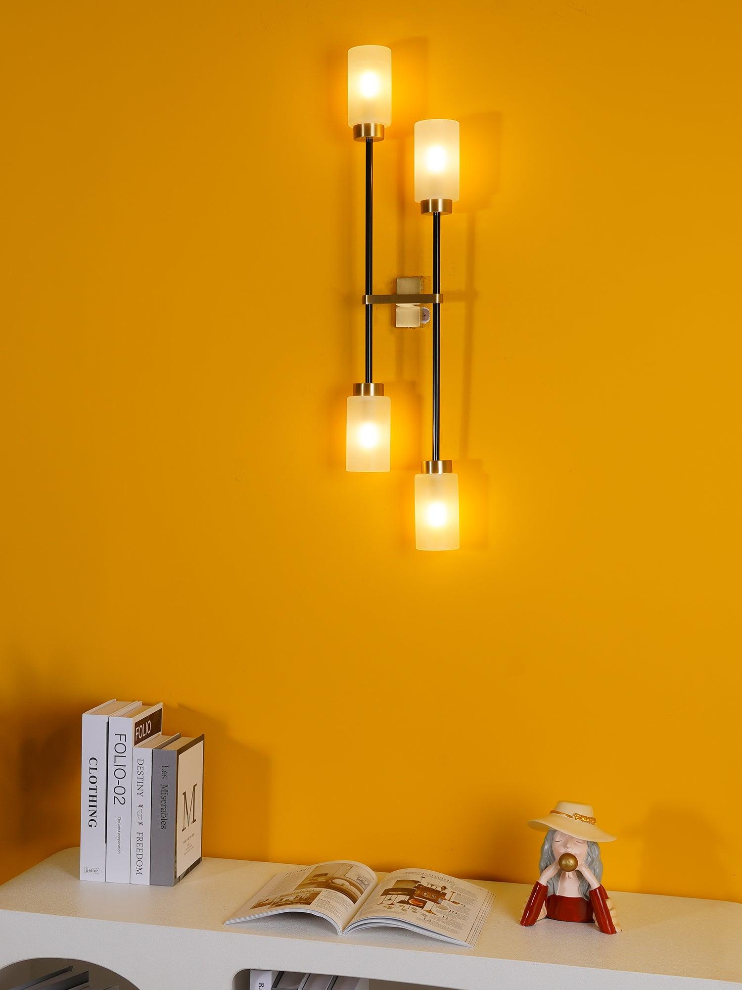 Tekas Wall Lamp Cylinder Glass Linear-Neutral Decor