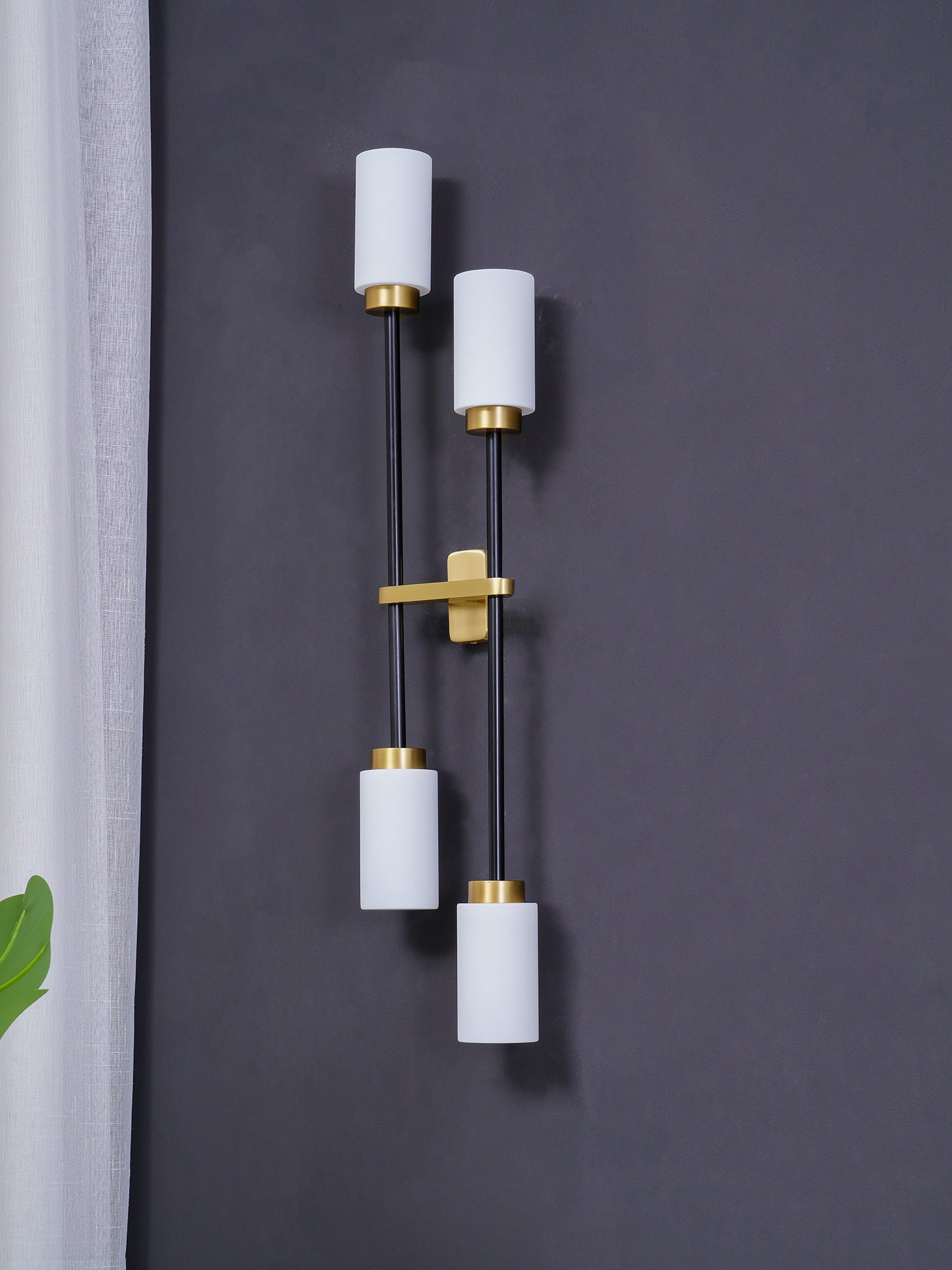 Tekas Wall Lamp Cylinder Glass Linear-Neutral Decor