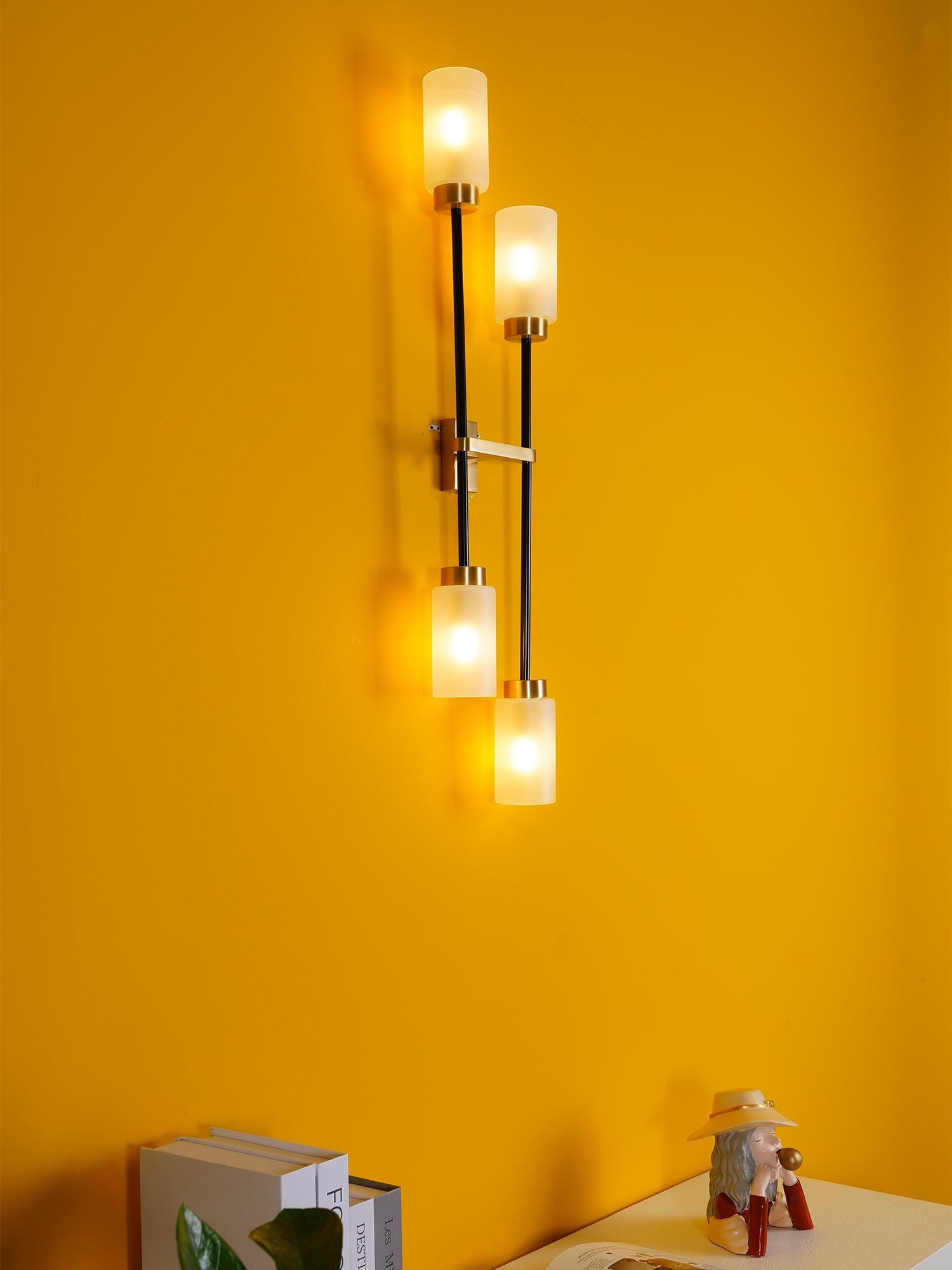 Tekas Wall Lamp Cylinder Glass Linear-Neutral Decor