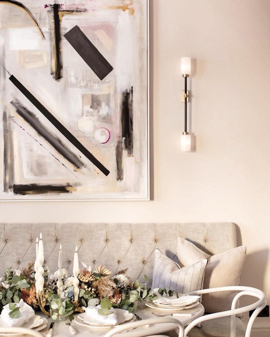 Tekas Wall Lamp Cylinder Glass Linear-Neutral Decor