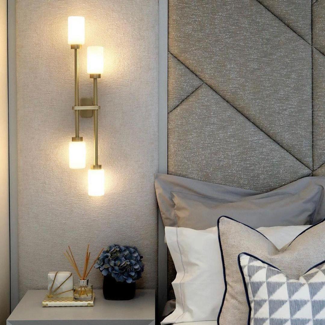 Tekas Wall Lamp Cylinder Glass Linear-Neutral Decor