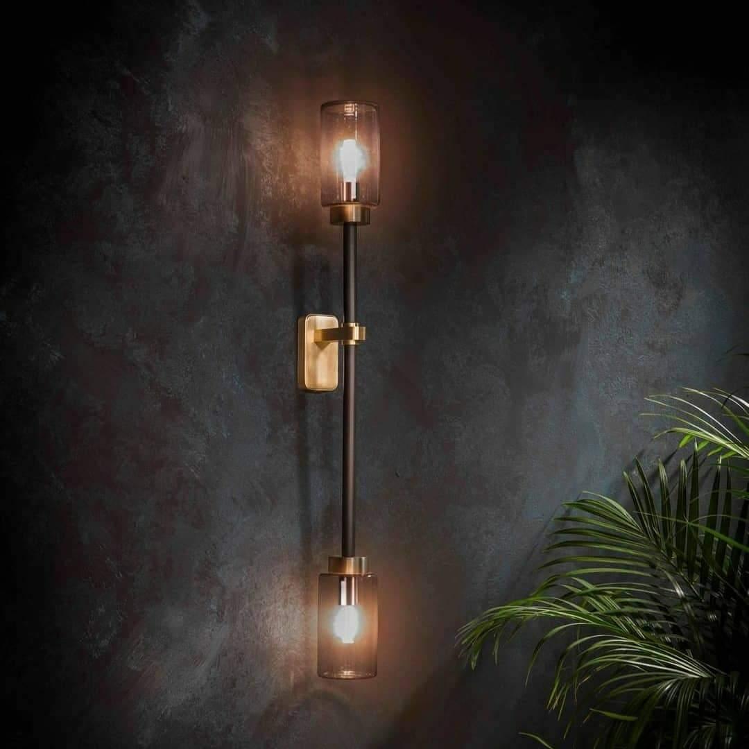 Tekas Wall Lamp Cylinder Glass Linear-Neutral Decor