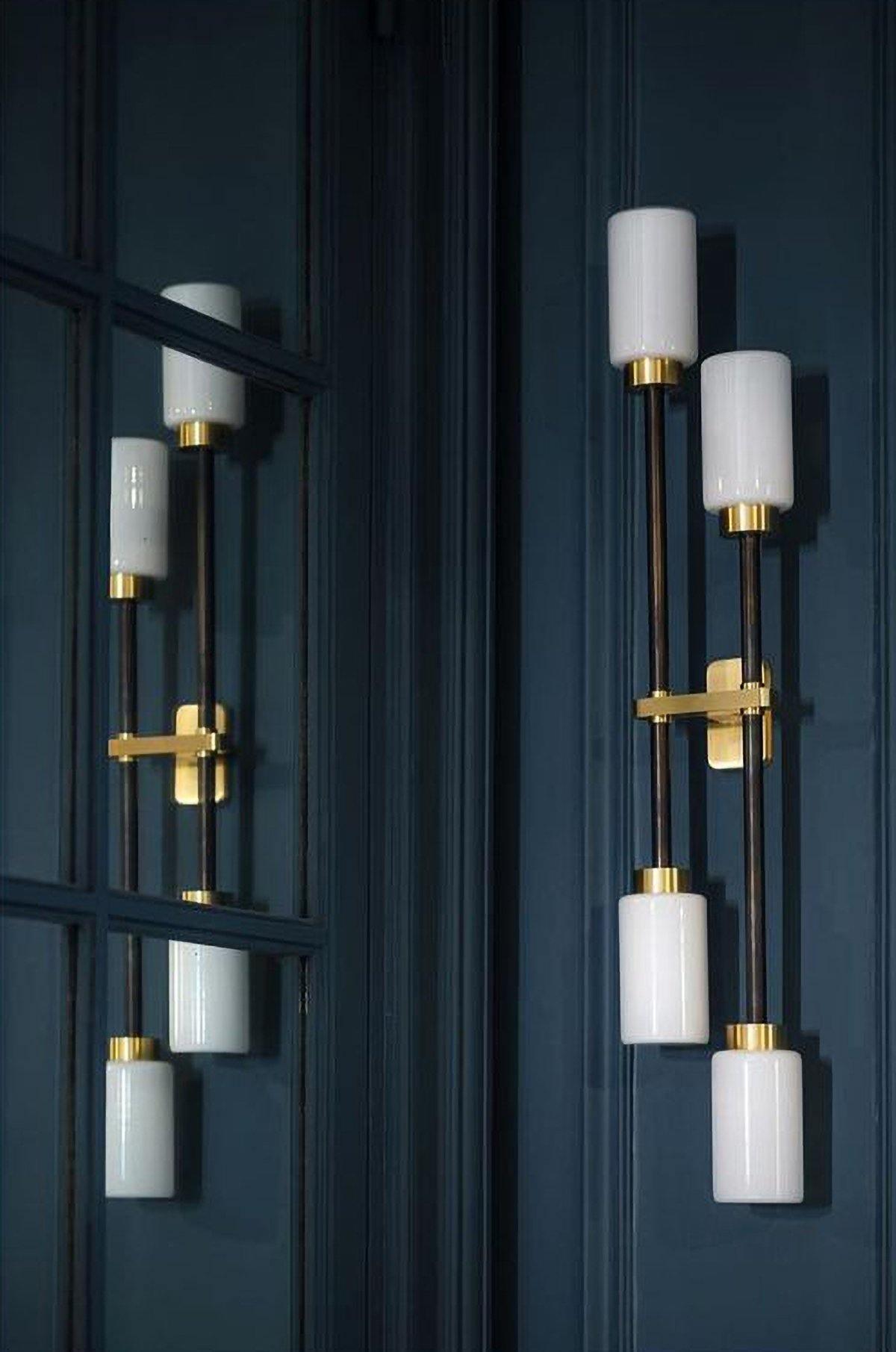 Tekas Wall Lamp Cylinder Glass Linear-Neutral Decor