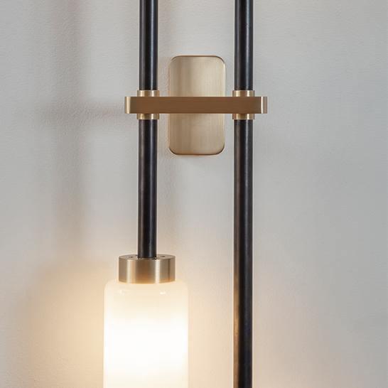 Tekas Wall Lamp Cylinder Glass Linear-Neutral Decor