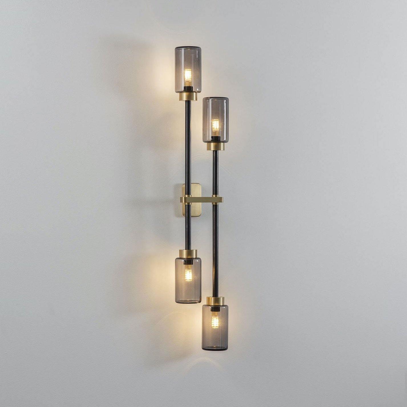 Tekas Wall Lamp Cylinder Glass Linear-Neutral Decor