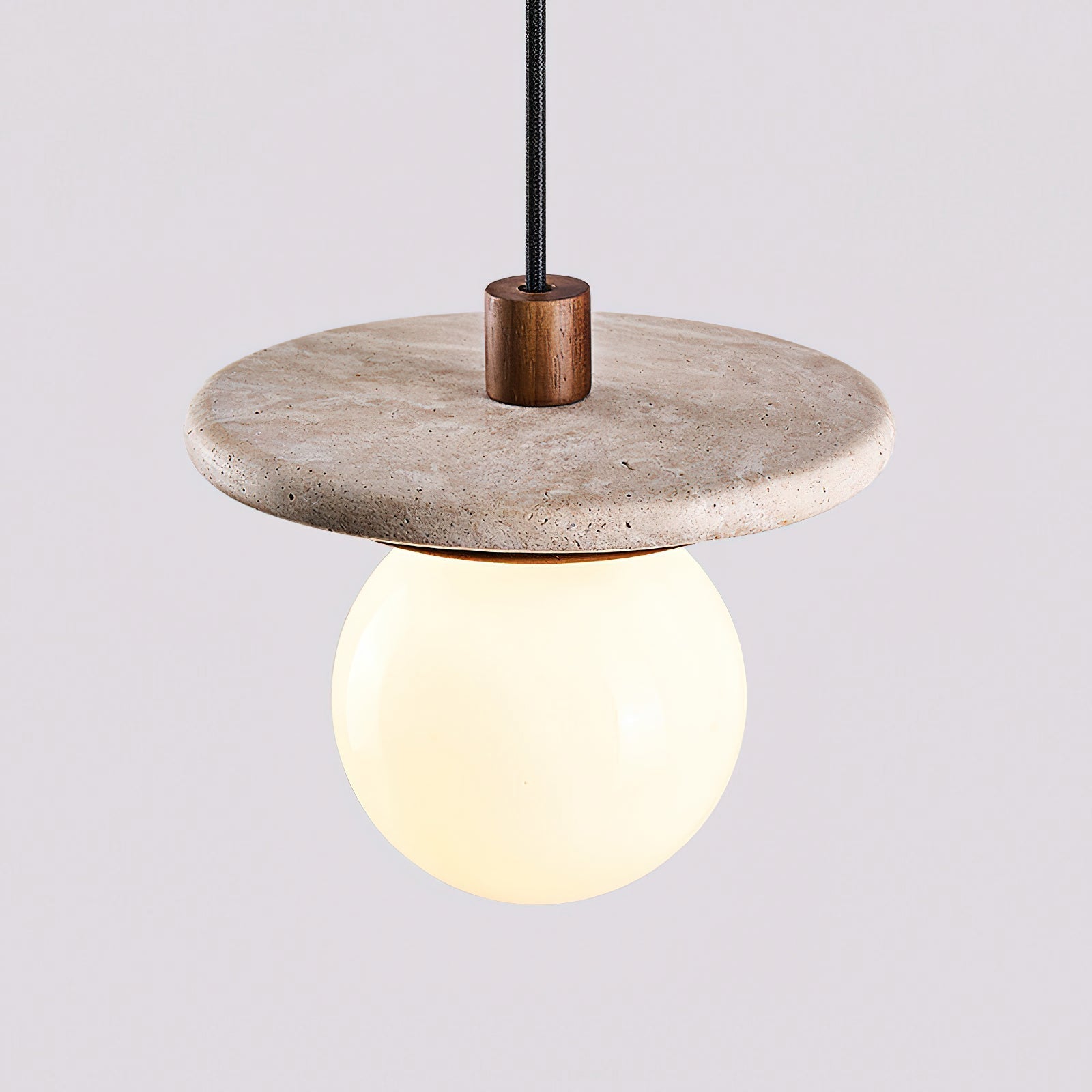 The 3-light round canopy version of the Farren pendant light, ideal for an entryway or stairwell.