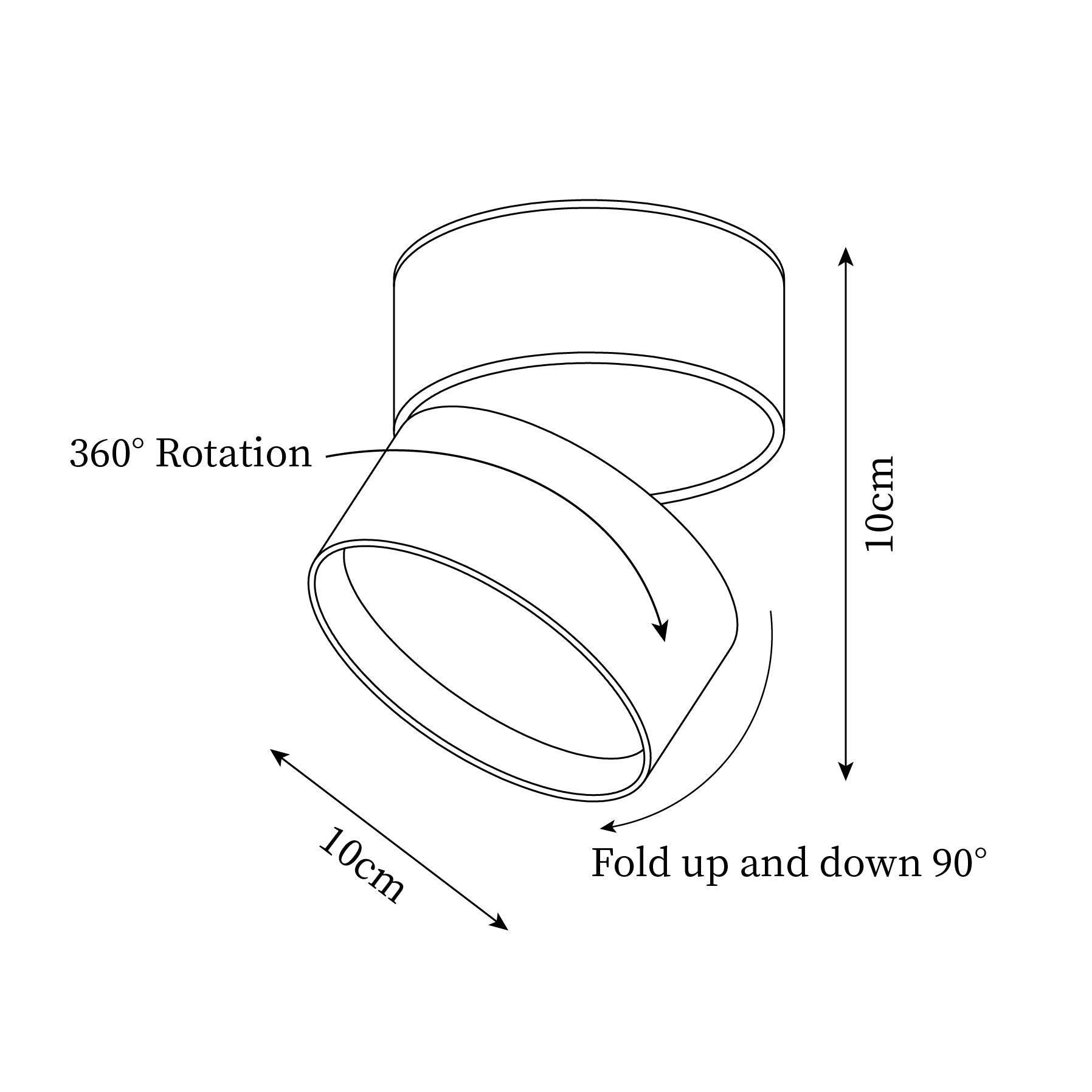 Venn Surface Recessed Light Spot