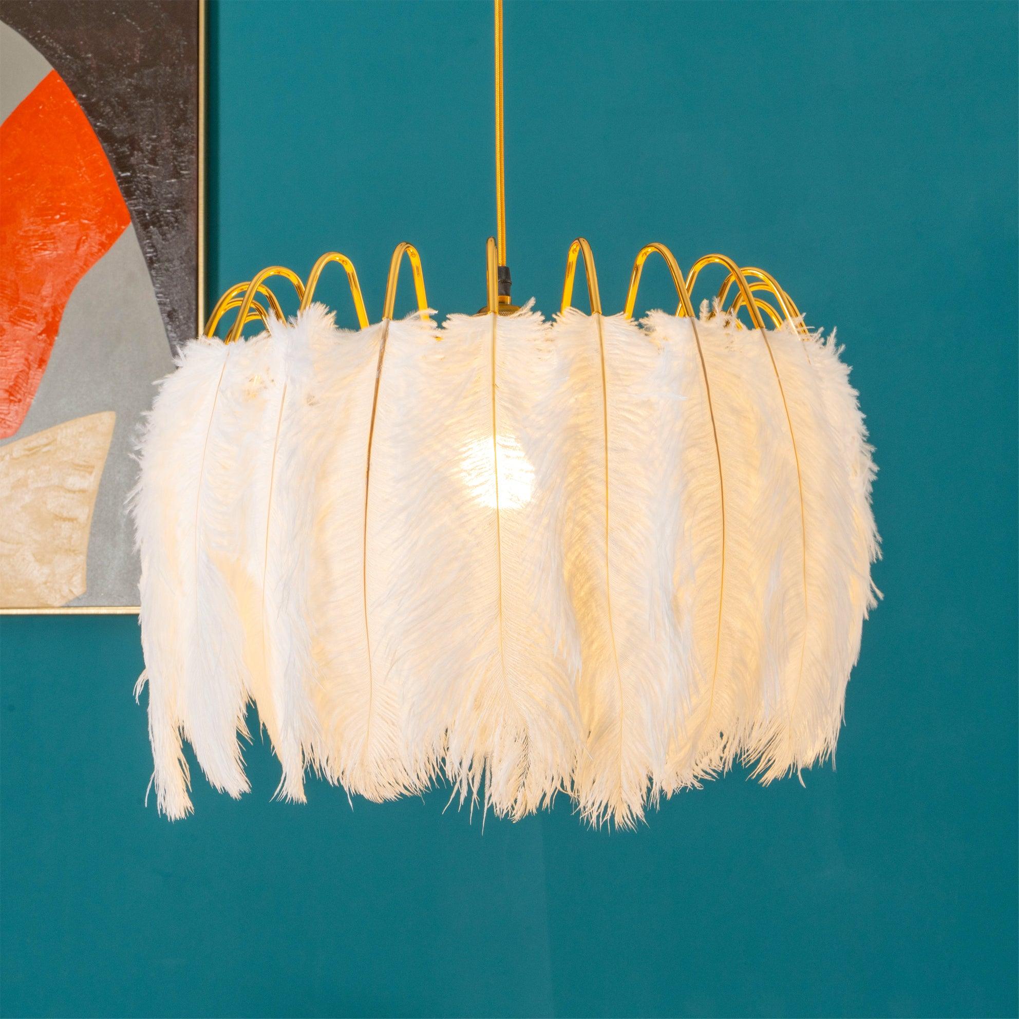 Imarisra Postmodern Luxury Feather Pendant Lamp-Neutral Decor