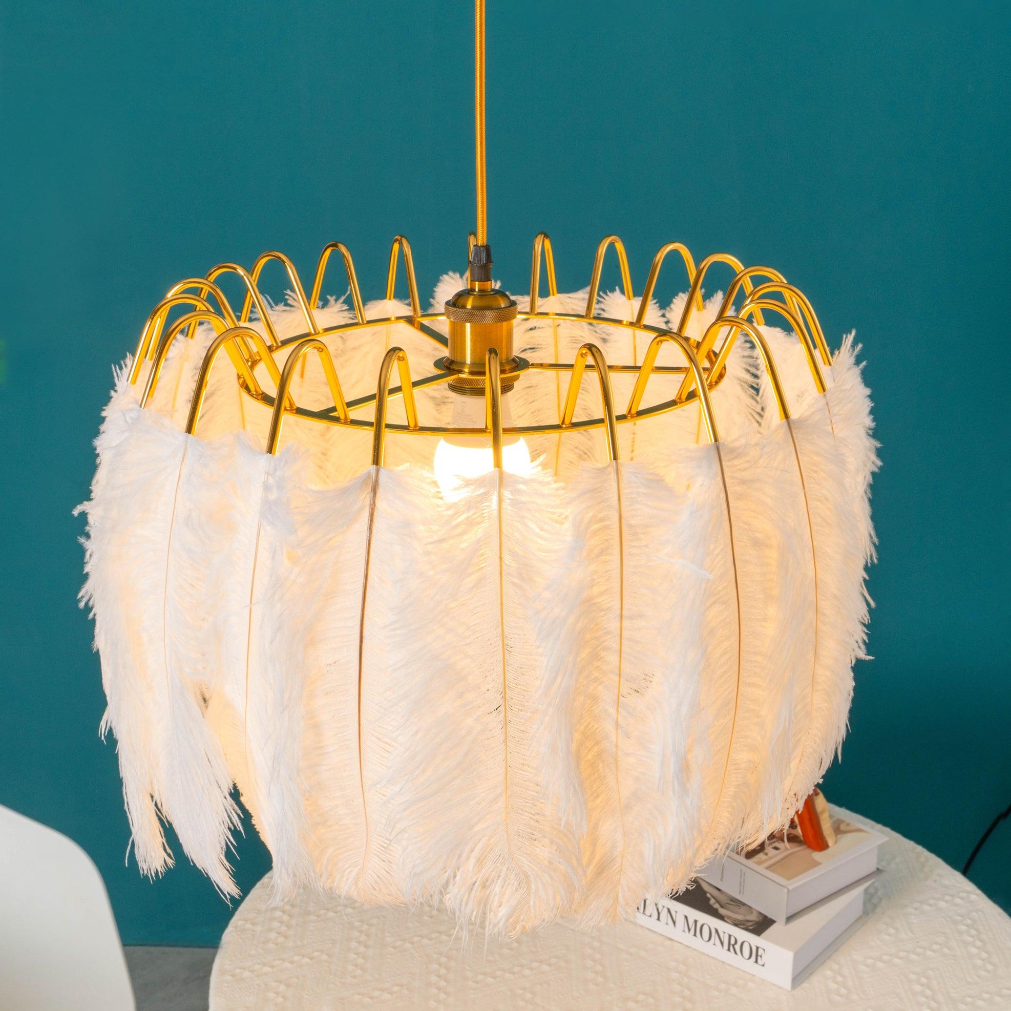 Imarisra Postmodern Luxury Feather Pendant Lamp-Neutral Decor