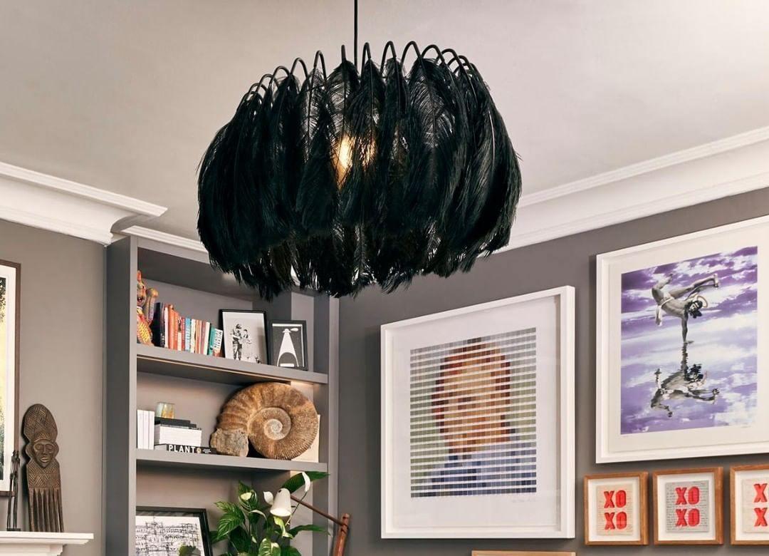 Imarisra Postmodern Luxury Feather Pendant Lamp-Neutral Decor