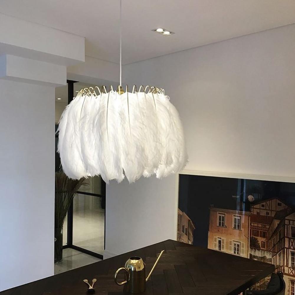 Imarisra Postmodern Luxury Feather Pendant Lamp-Neutral Decor